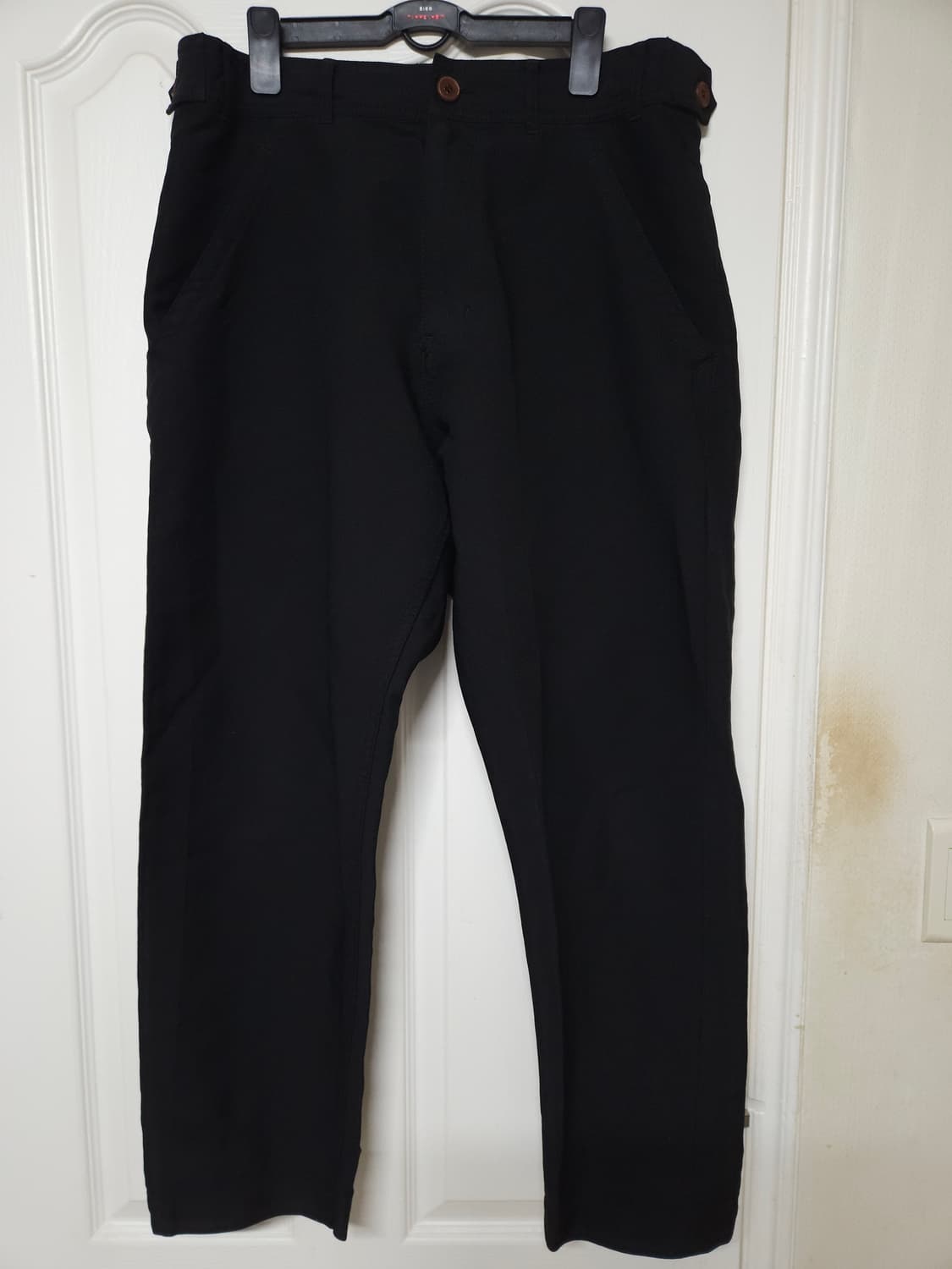 꼼데가르송 옴므 듀스 배기 폴리 팬츠 S 블랙 상품이미지1