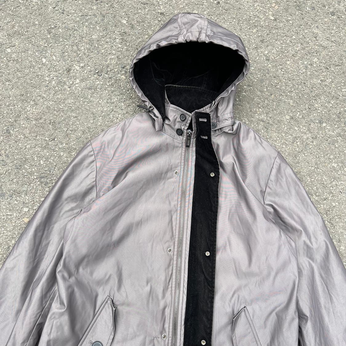 Armani 메탈릭 텍스쳐 파카 상품이미지4