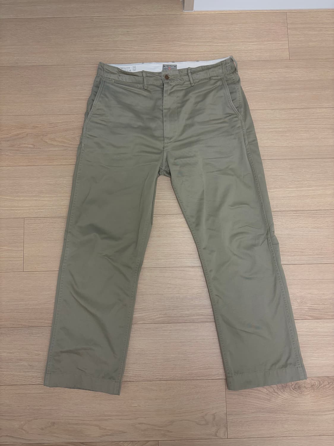 (36, 33-34 추천)버즈릭슨 오리지널치노 카키 상품이미지1