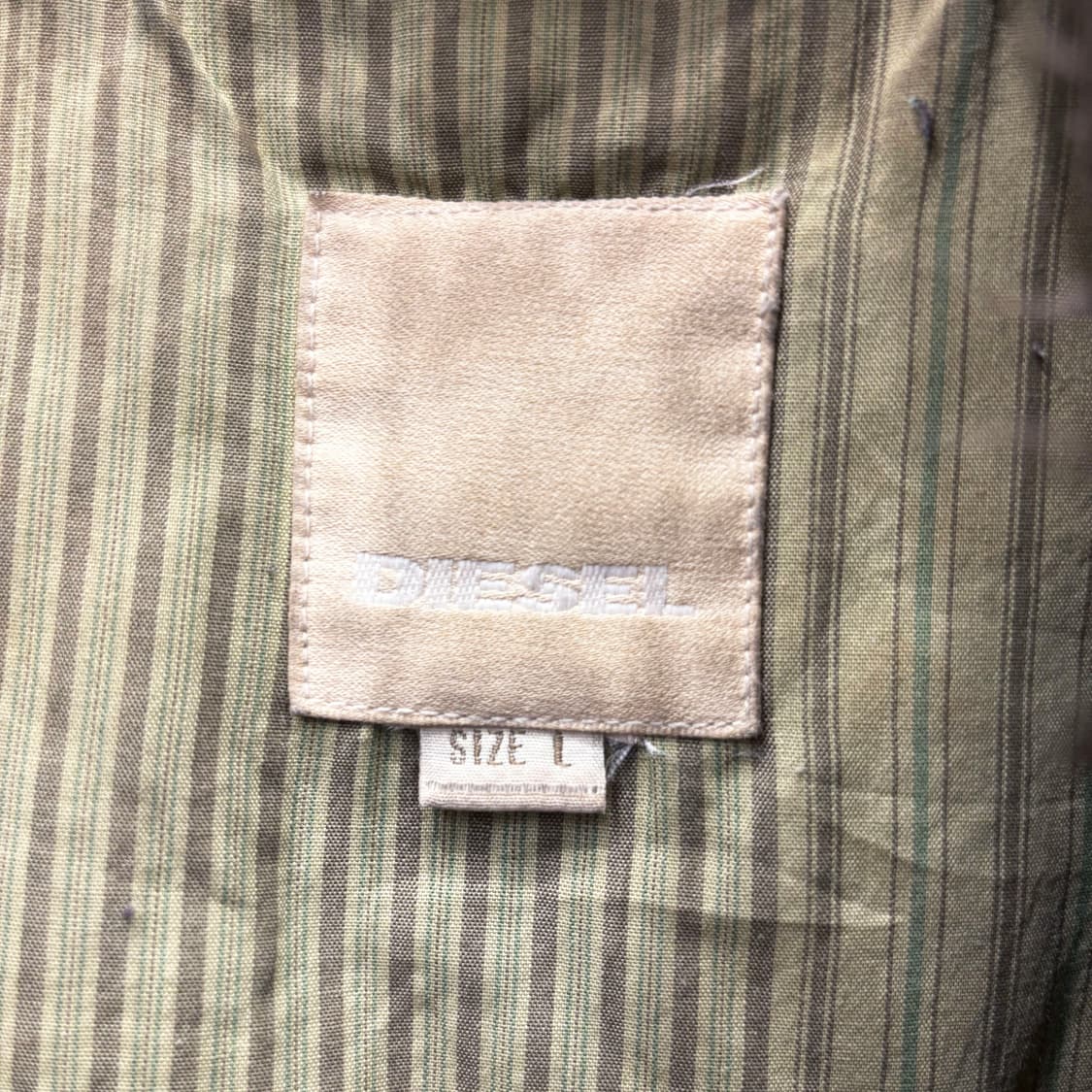 디젤 파일럿 항공 점퍼 페이크 퍼 카라 후드 밀리터리 포켓 디테일 카키 상품이미지6