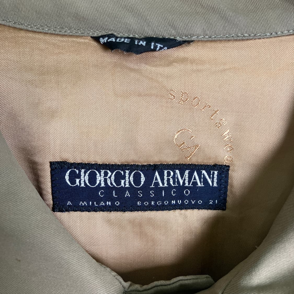 조르지오 아르마니 롱 트렌치 코트  상품이미지3