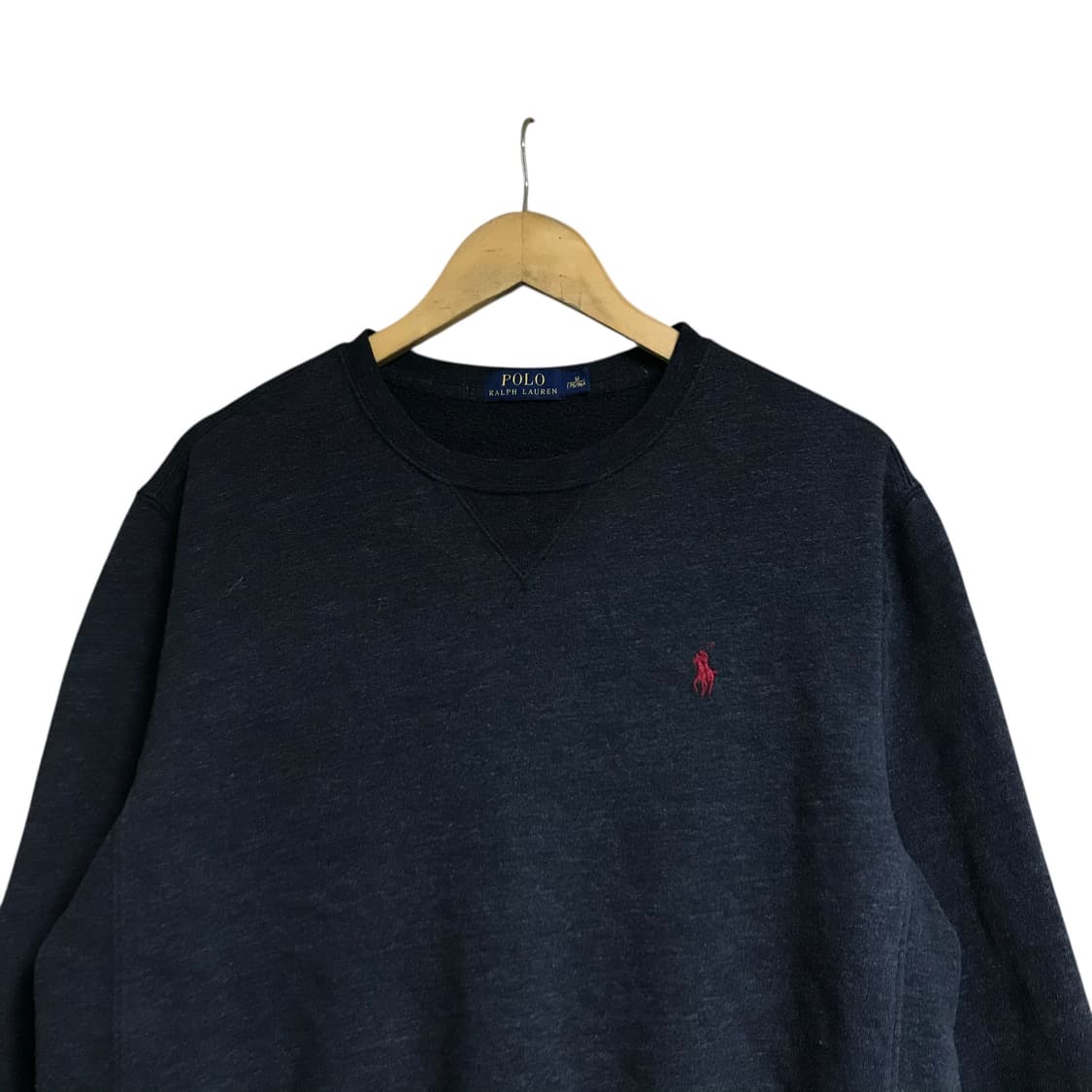 폴로 차콜 라운드 스웻셔츠 상품이미지1