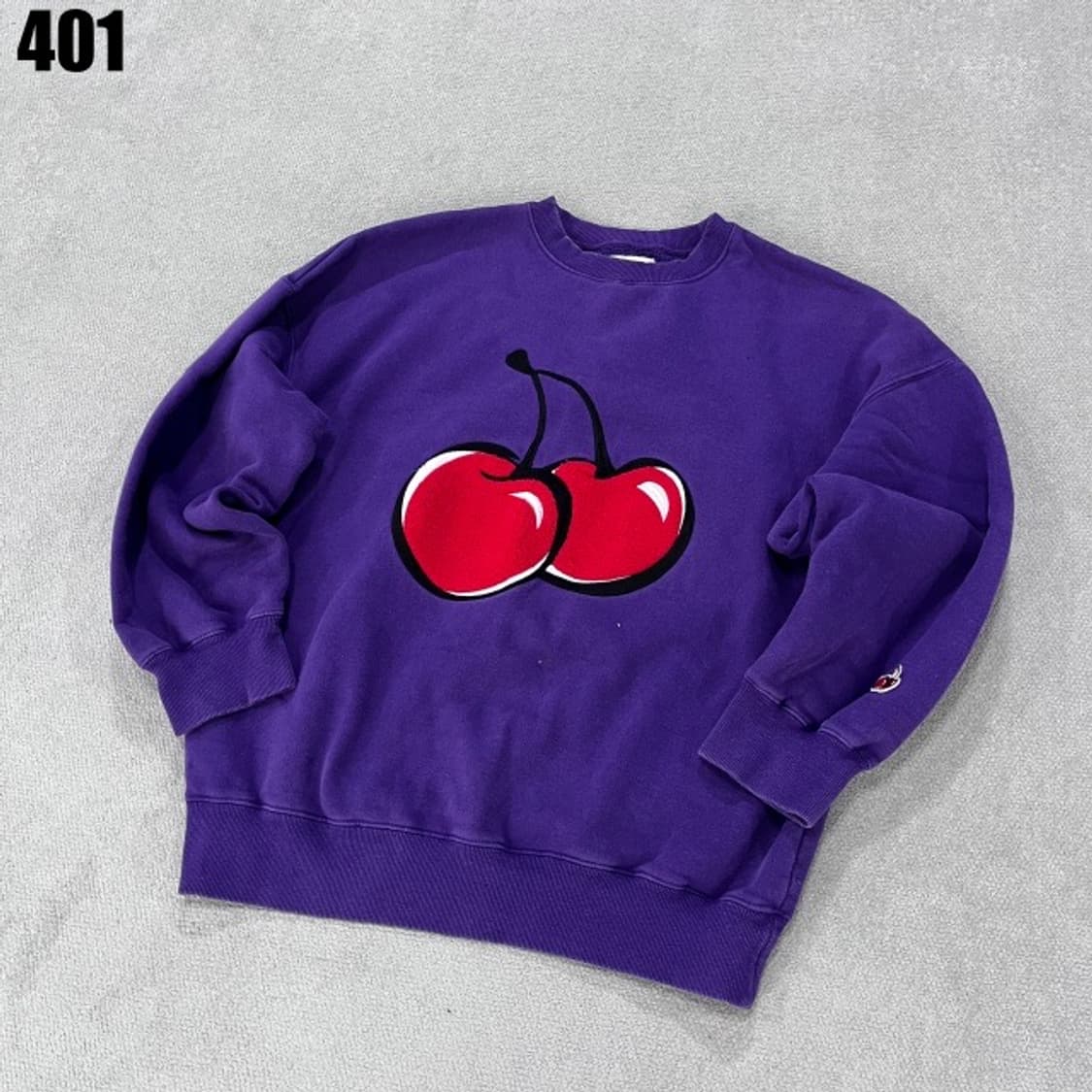 키르시 보라색 맨투맨  상품이미지1