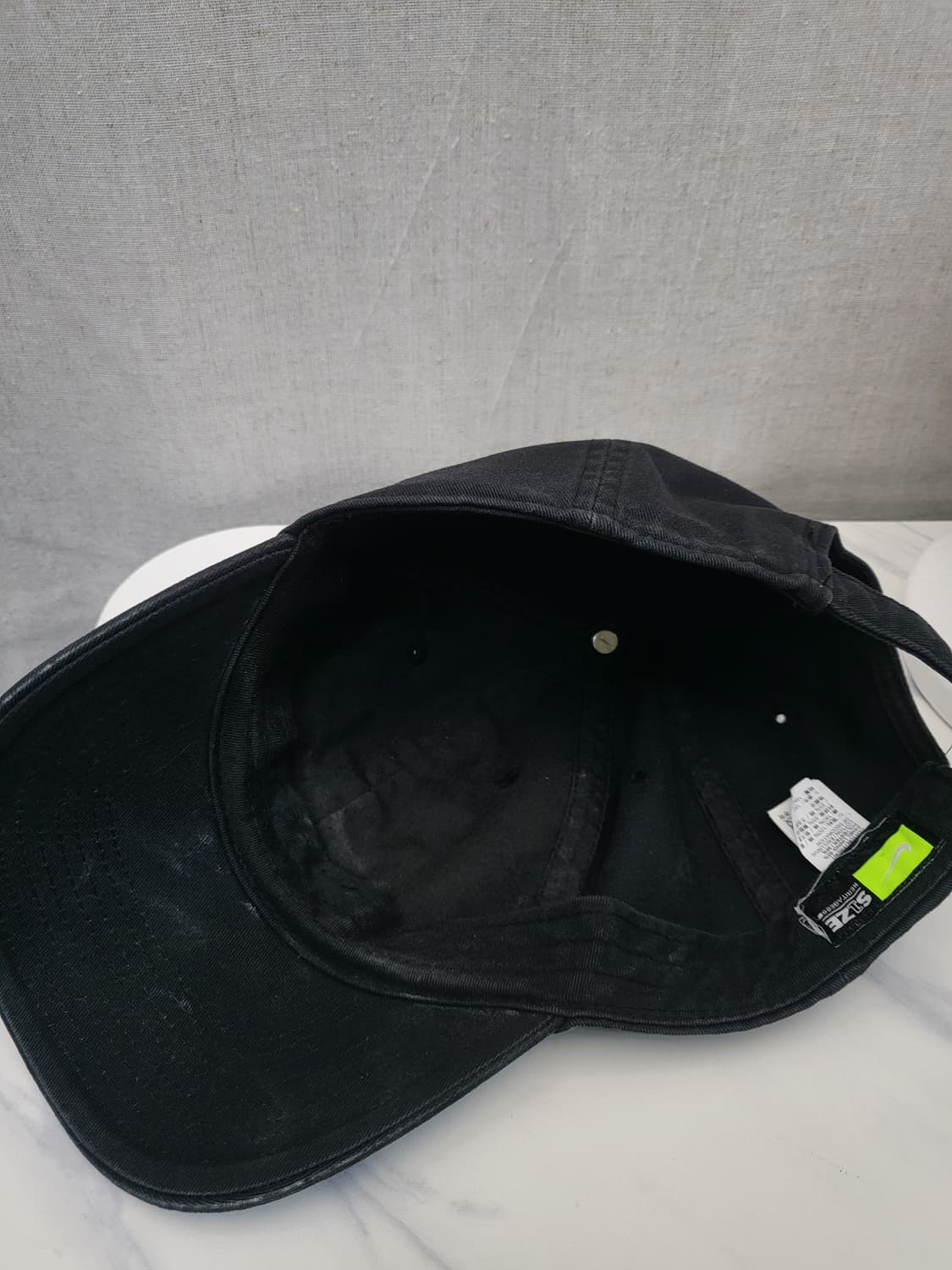나이키 로고 볼캡 블랙 상품이미지5
