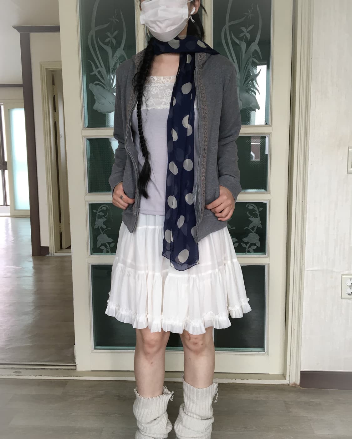 dot pattern scarf 상품이미지6