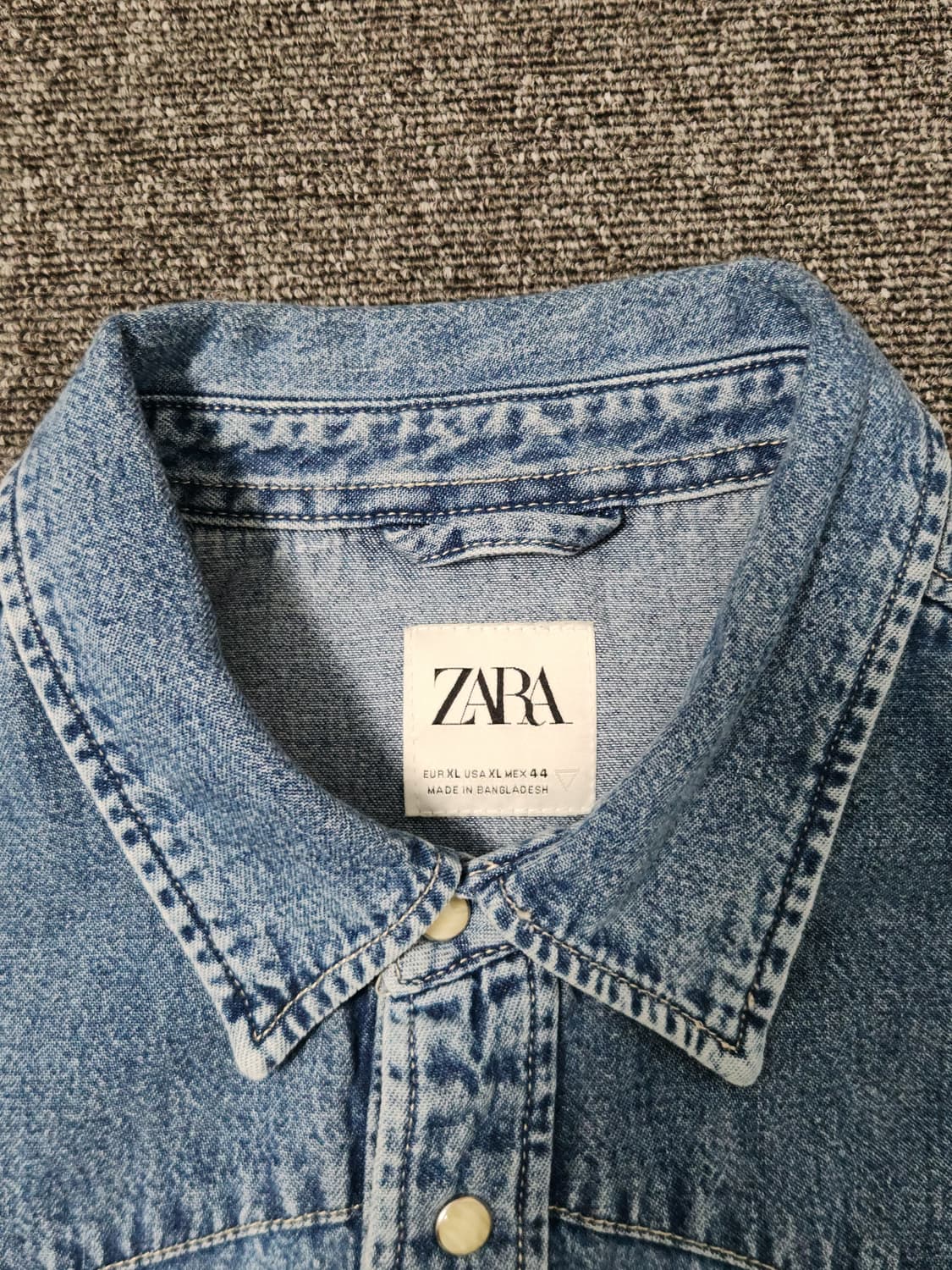 자라 웨스턴 데님 셔츠 상품이미지2