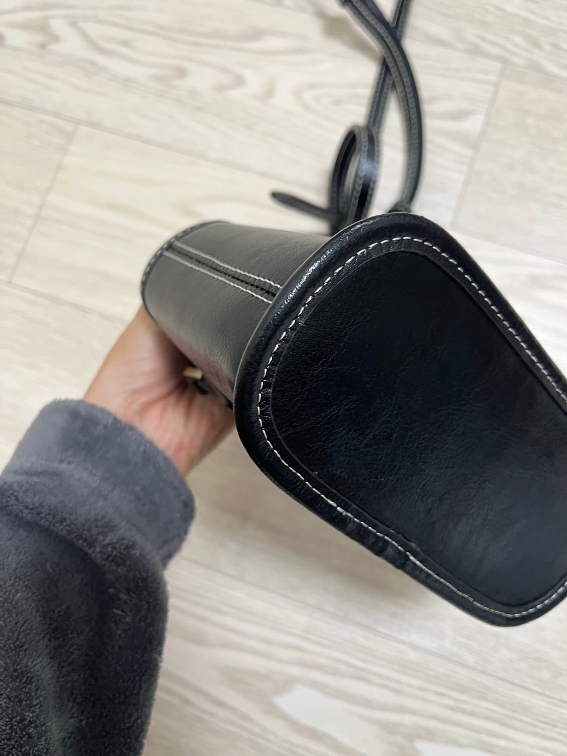 폴뉴아 버로우백 블랙 쁘띠 상품이미지6