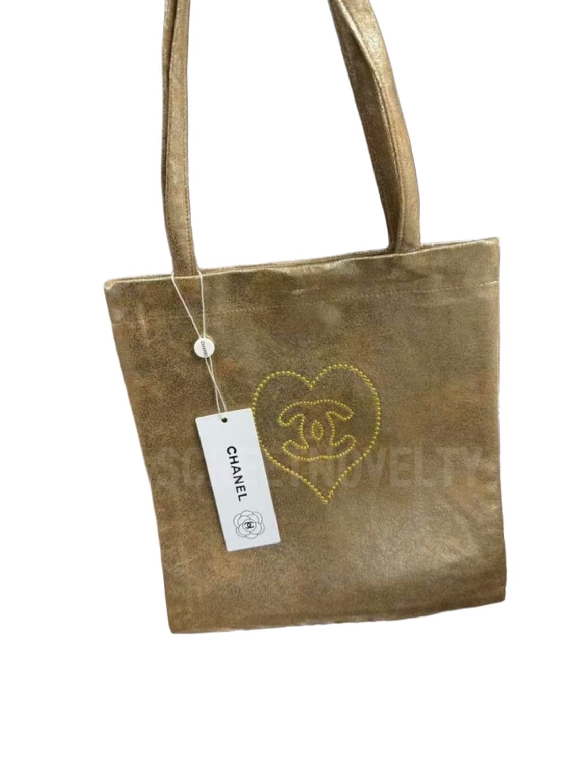 샤넬VIP 기프트 빈티지 에코백 토트백 골드 상품이미지4