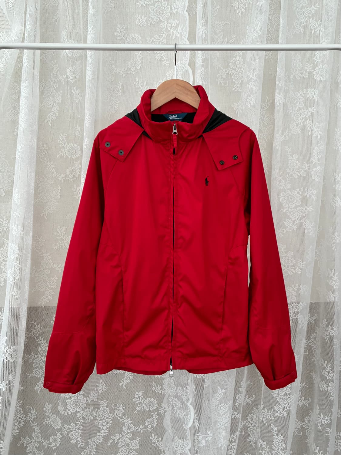 14-16Y) 폴로 랄프로렌 키즈 바람막이 자켓 레드 상품이미지1