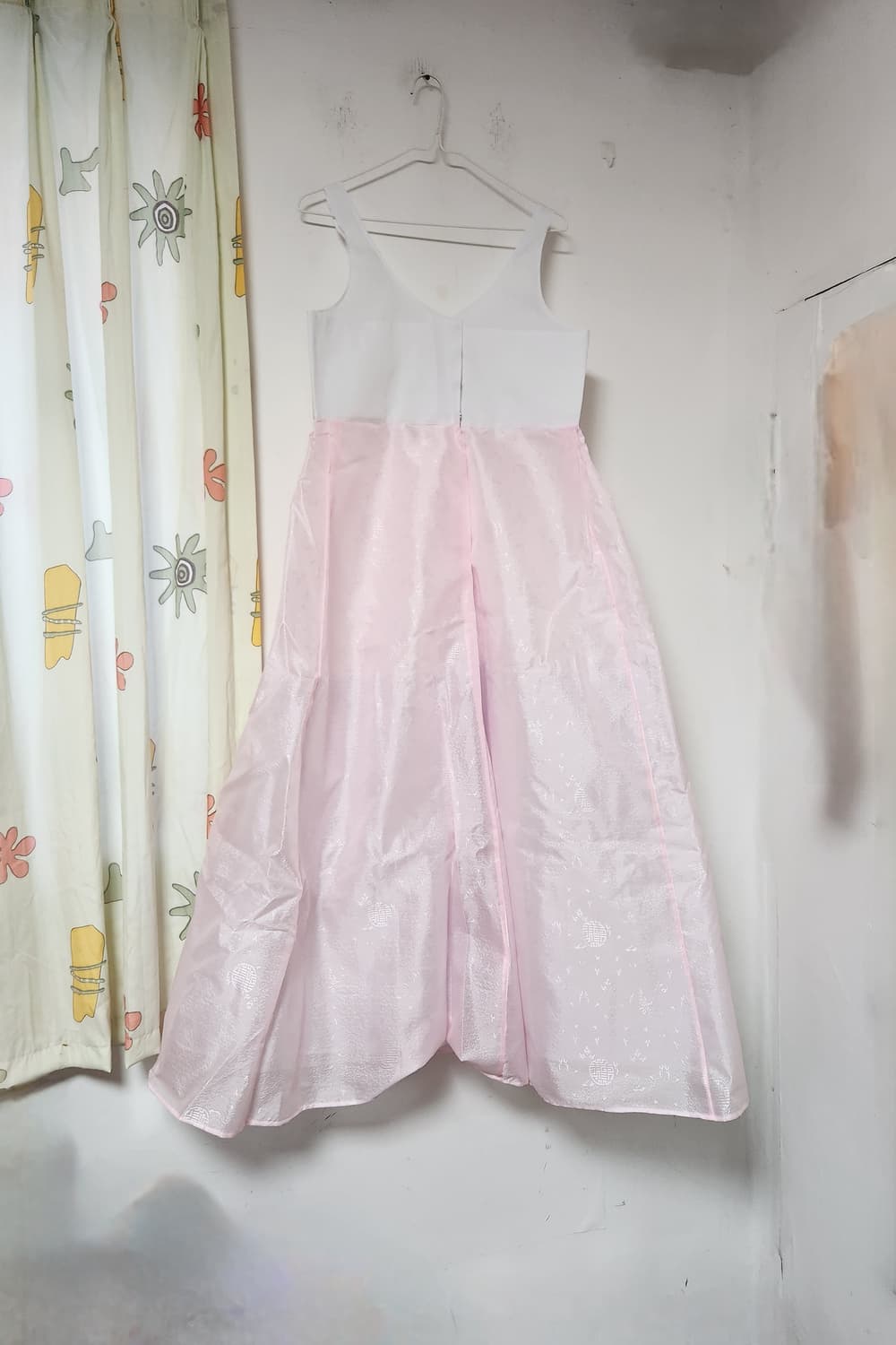 금단제 아이보리/핑크색 여자 한복 풀세트77~77반 상품이미지10