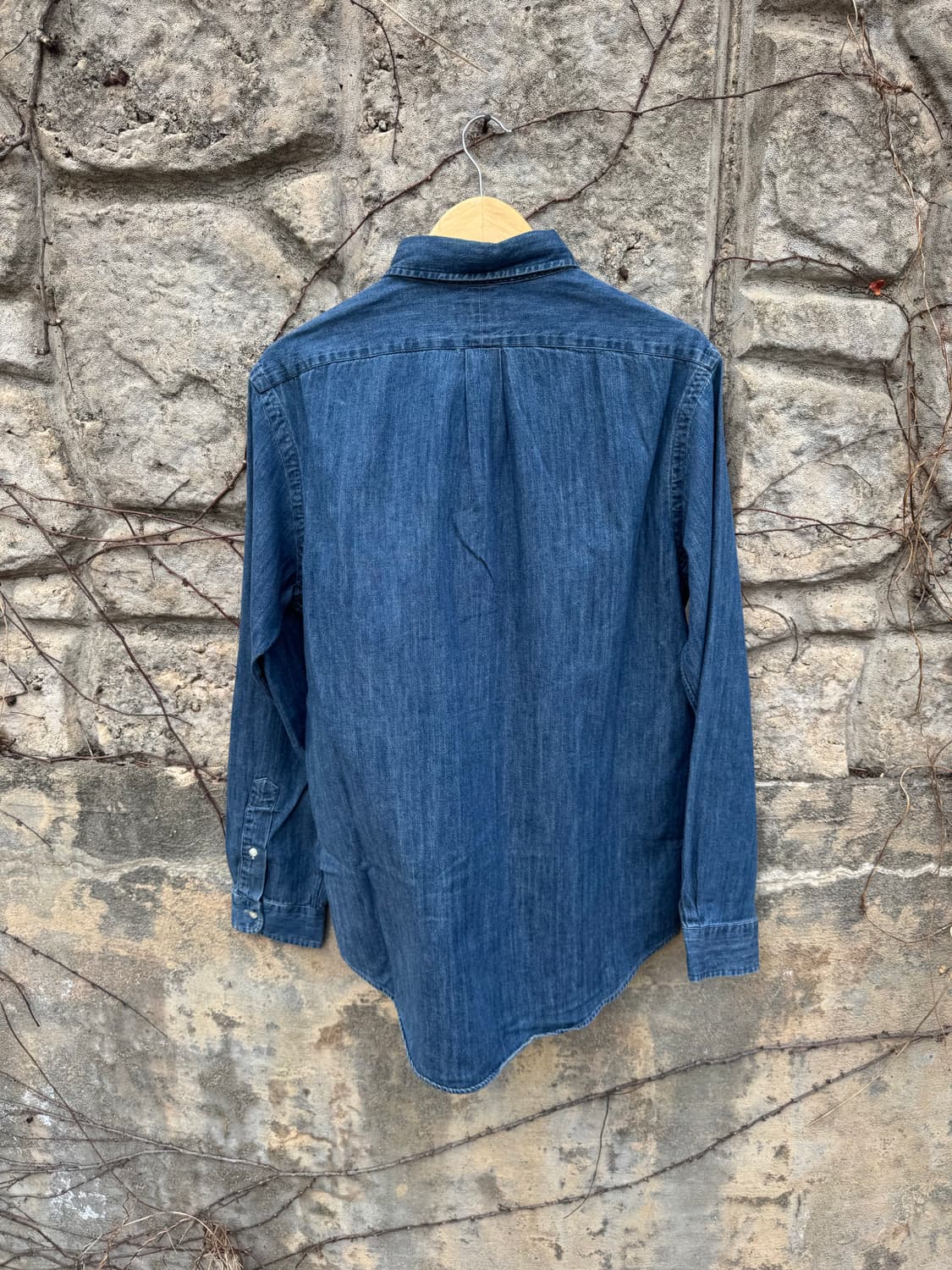 폴로 랄프로렌 빈티지 클래식 핏 데님 셔츠 m 상품이미지2