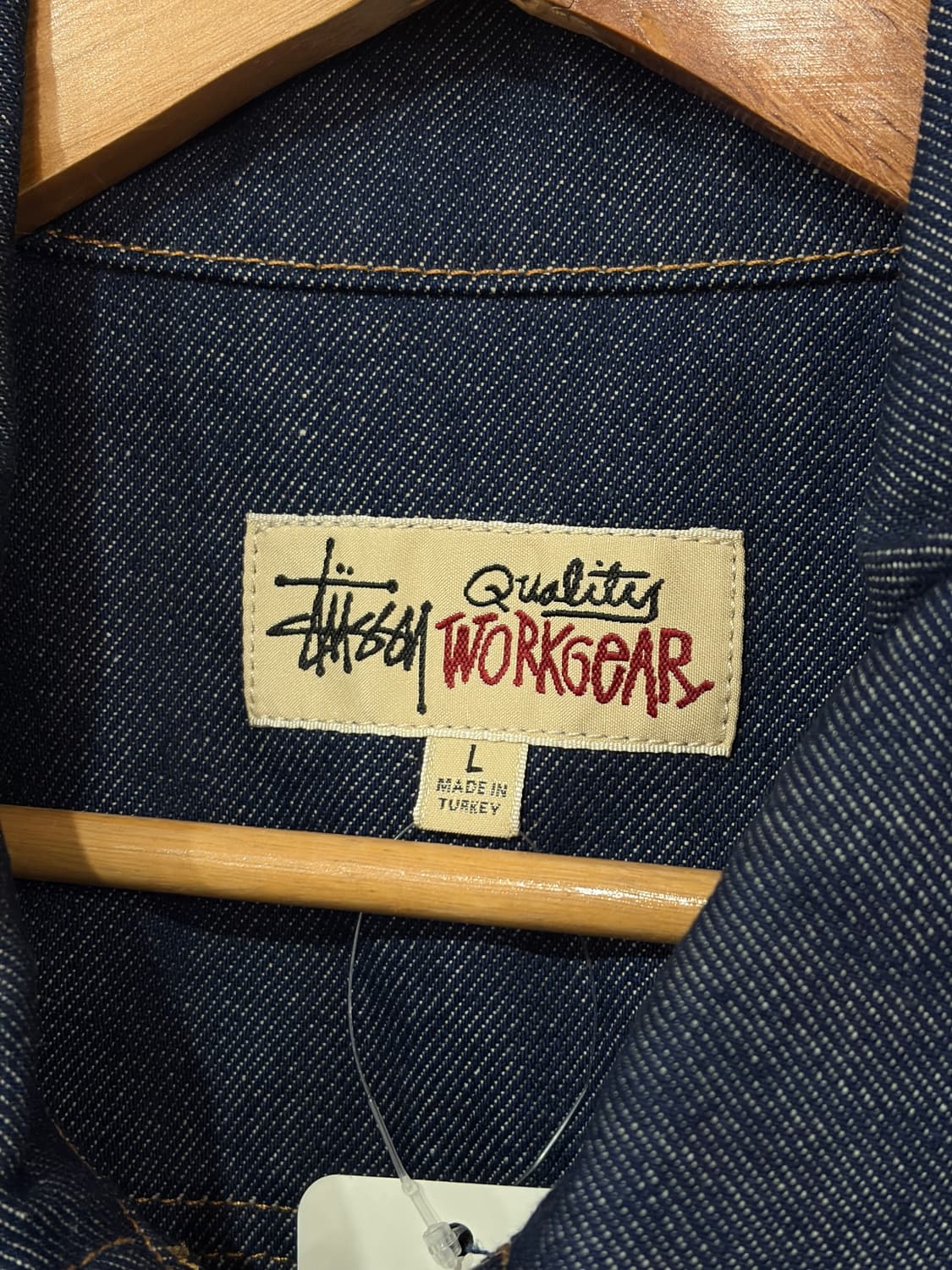 스투스 워크기어 데님 집업 자켓 L 상품이미지5