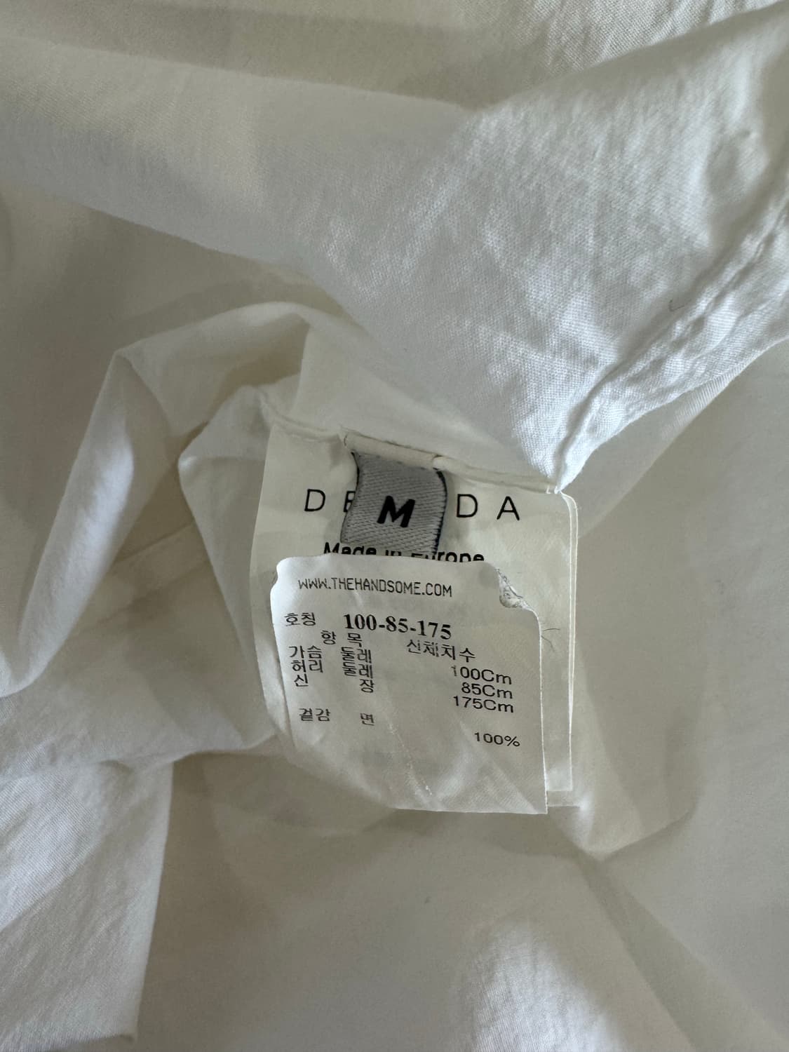 DELADA 델라다 화이트 셔츠 상품이미지5