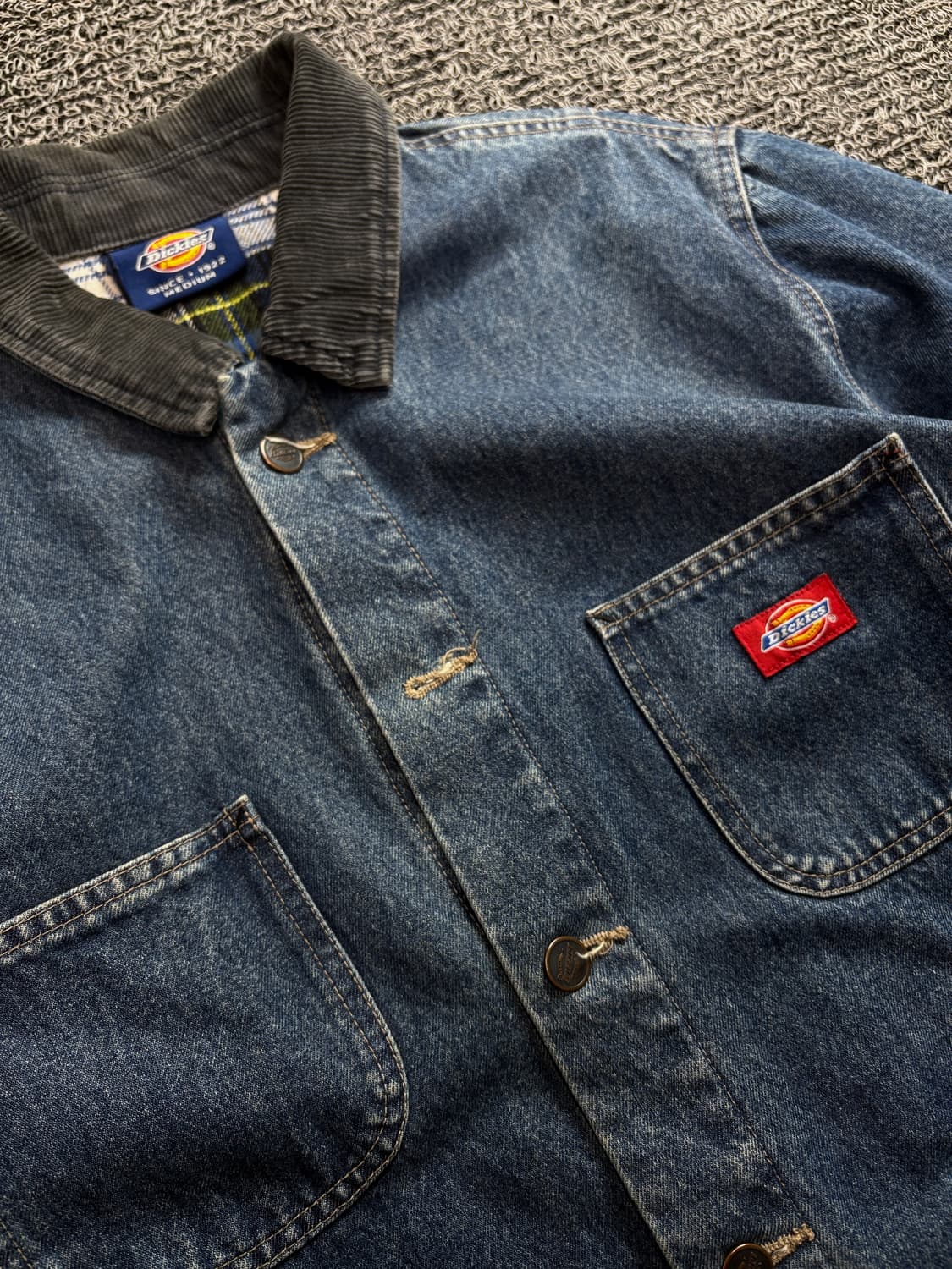 디키즈 USA 오리지날 데님 초어 워크 자켓 1766 상품이미지4