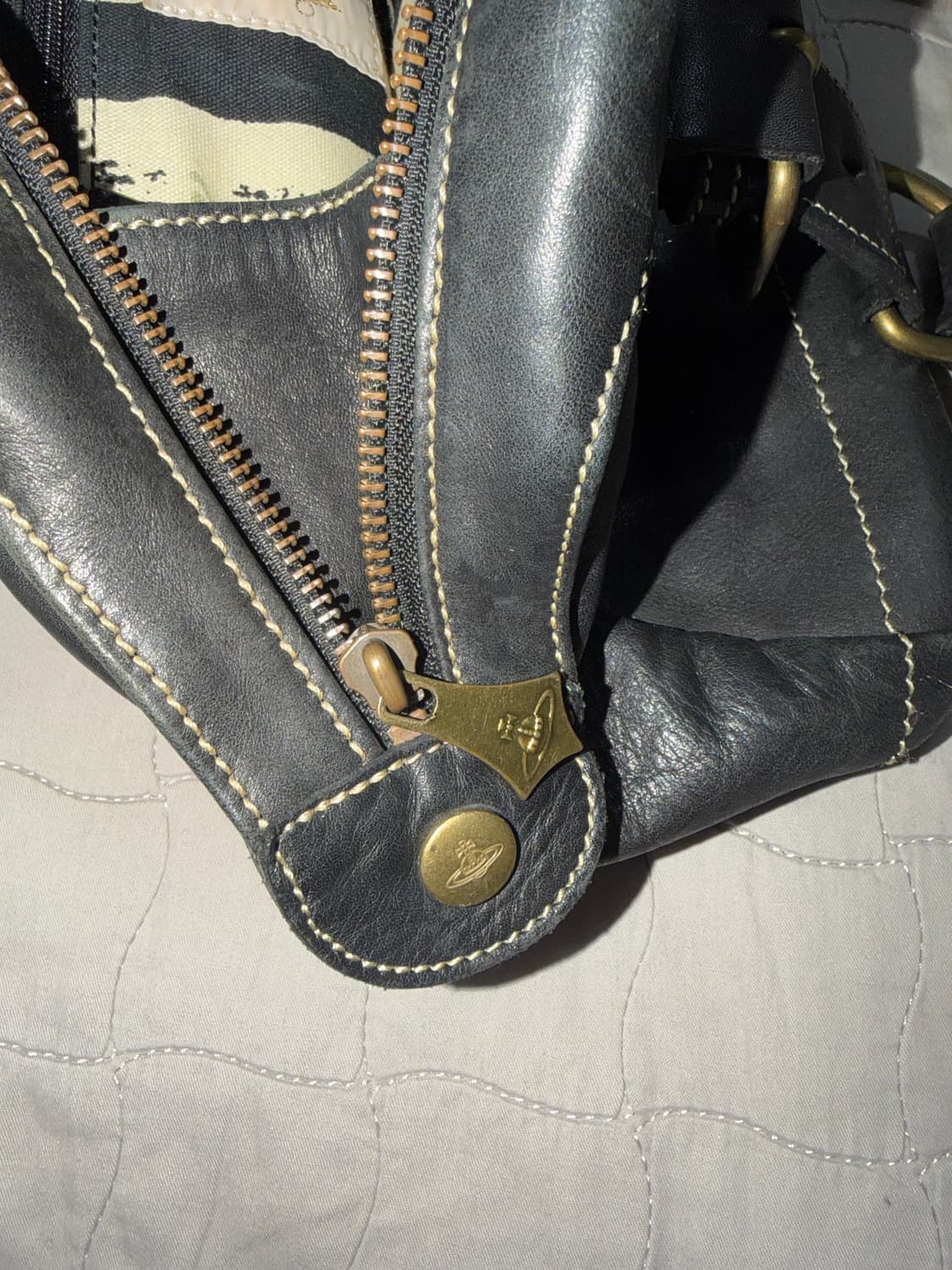 비비안 웨스트우드 빈티지 블랙 숄더백 상품이미지6