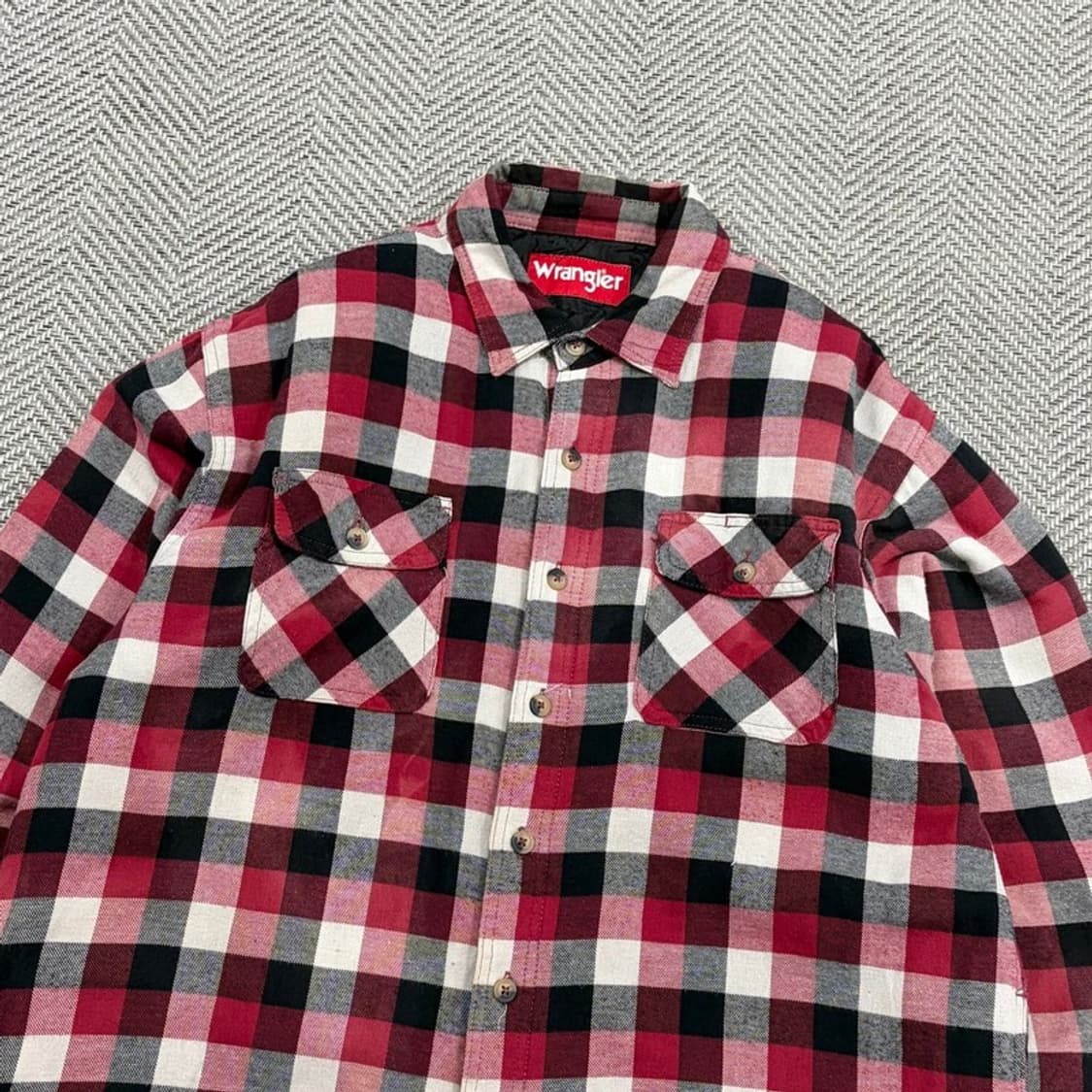  랭글러 체크셔츠 자켓 v3143 상품이미지3