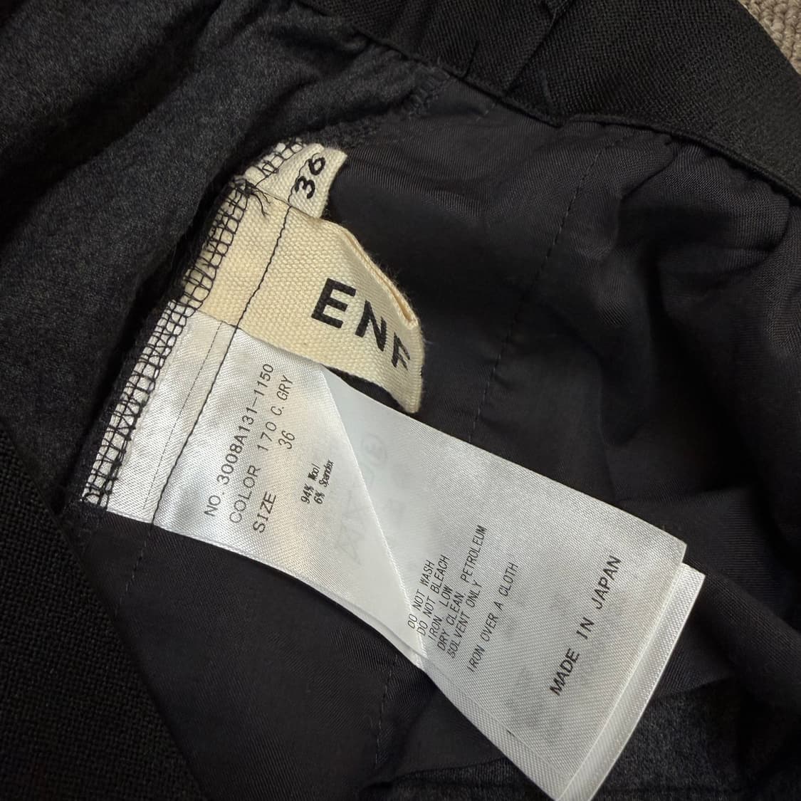 ENFOLD 엔폴드 울 이지팬츠 36 상품이미지3