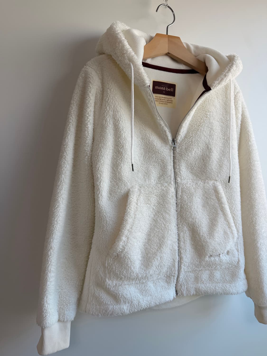 몽벨  90 (s) 후리스 풀집업 아이보리 상품이미지7