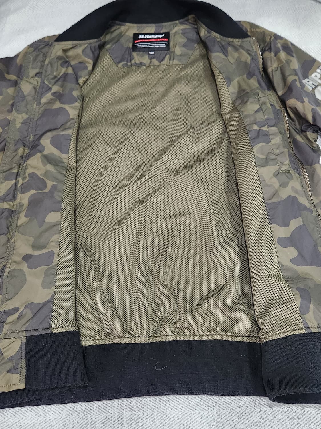 [100] BKBT M.Holiday 카모 밀리터리 봄버 바람막이 상품이미지6