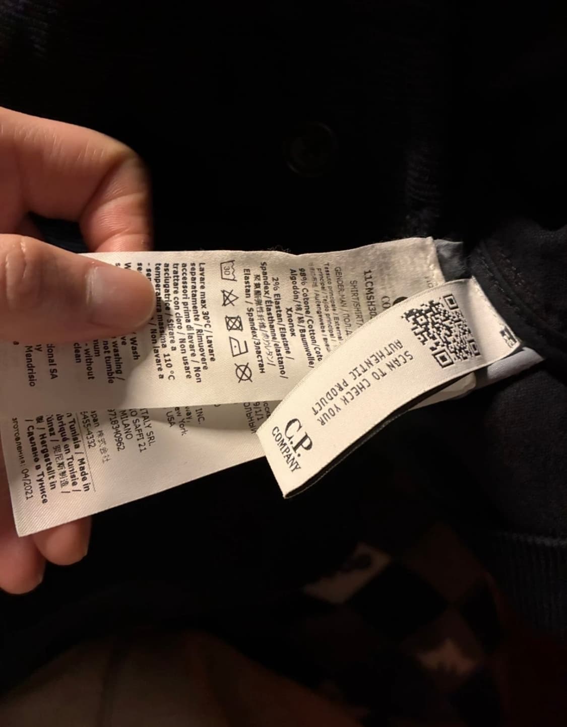 Cp컴퍼니 코듀로이 셔츠 자켓 L 상품이미지5