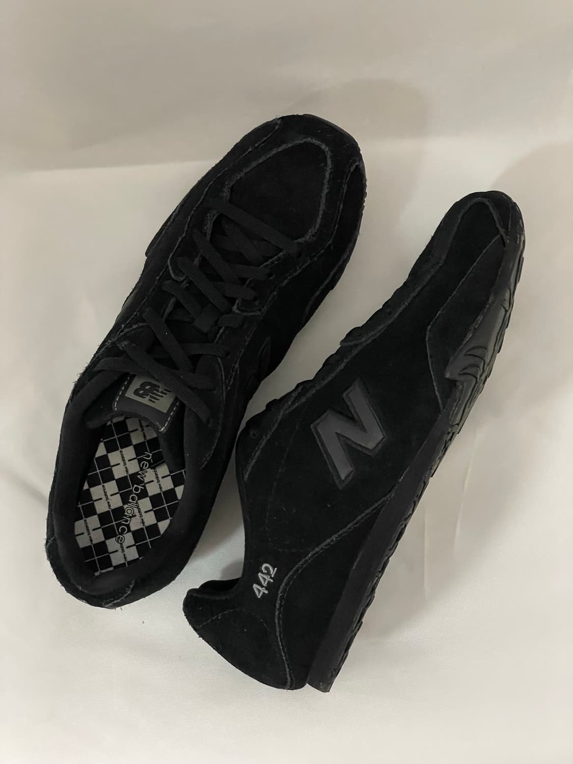 (W270) 뉴발란스 442 블랙 스웨이드 신발 상품이미지5