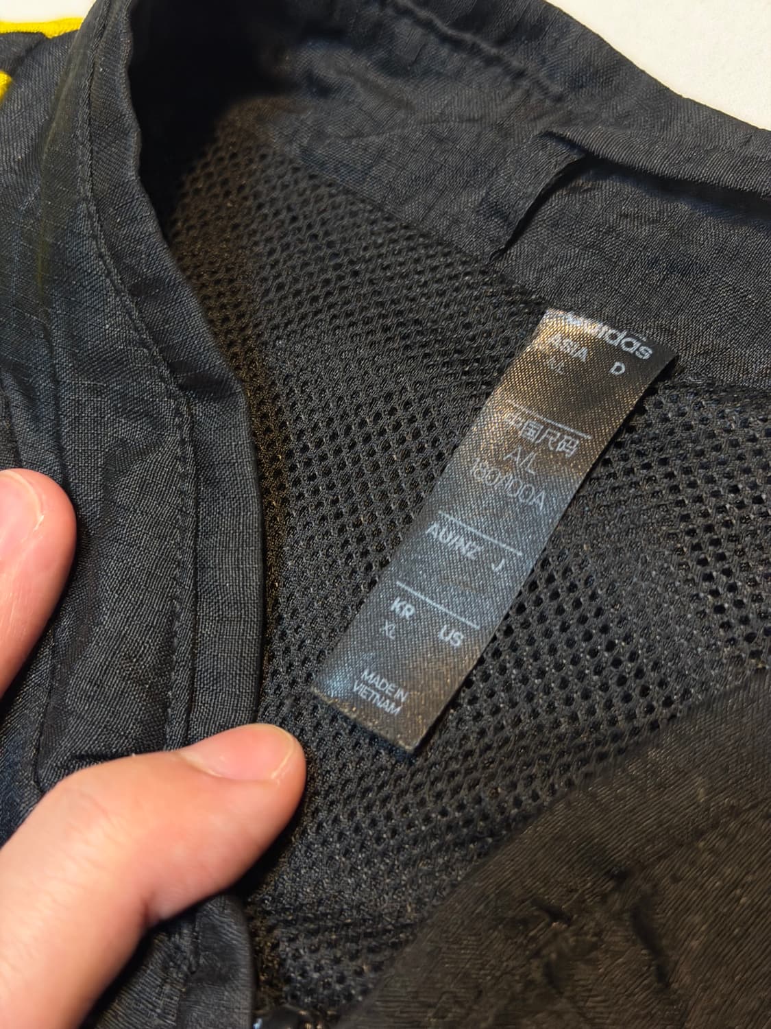 아디다스 21-22 맨유 아이콘 바람막이 블랙 상품이미지5