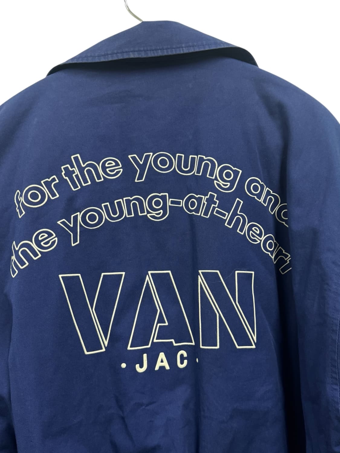 반자크(VAN JAC) 네이비 프린팅 스윙탑 자켓 M 상품이미지4