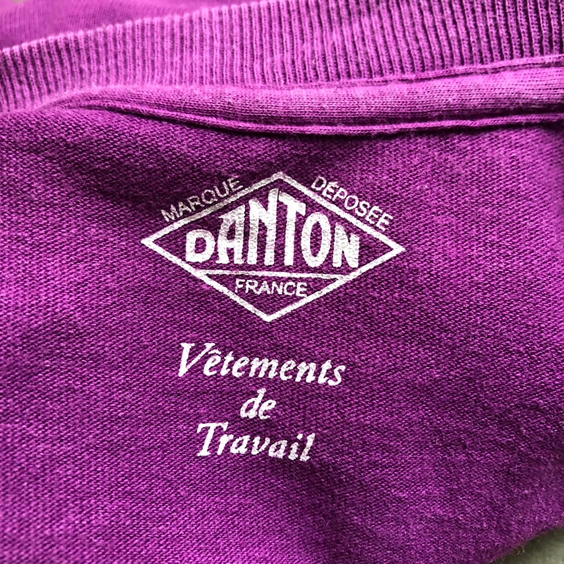 Danton 자주색 반팔 상품이미지3