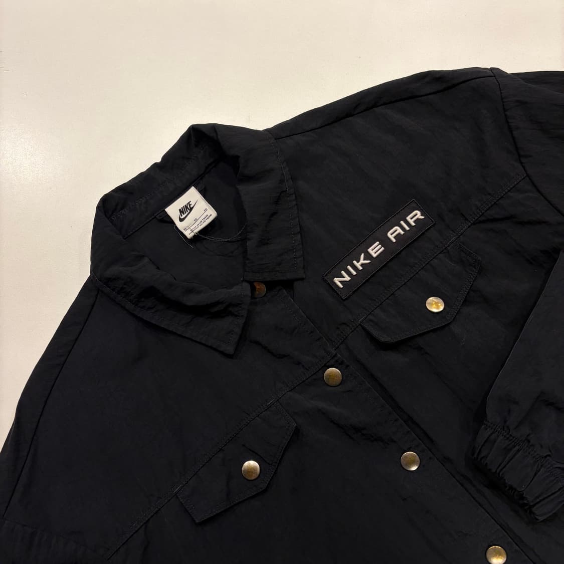 [XL] 나이키 우먼 빅로고 에어 블랙 크롭 자켓 B715 상품이미지3