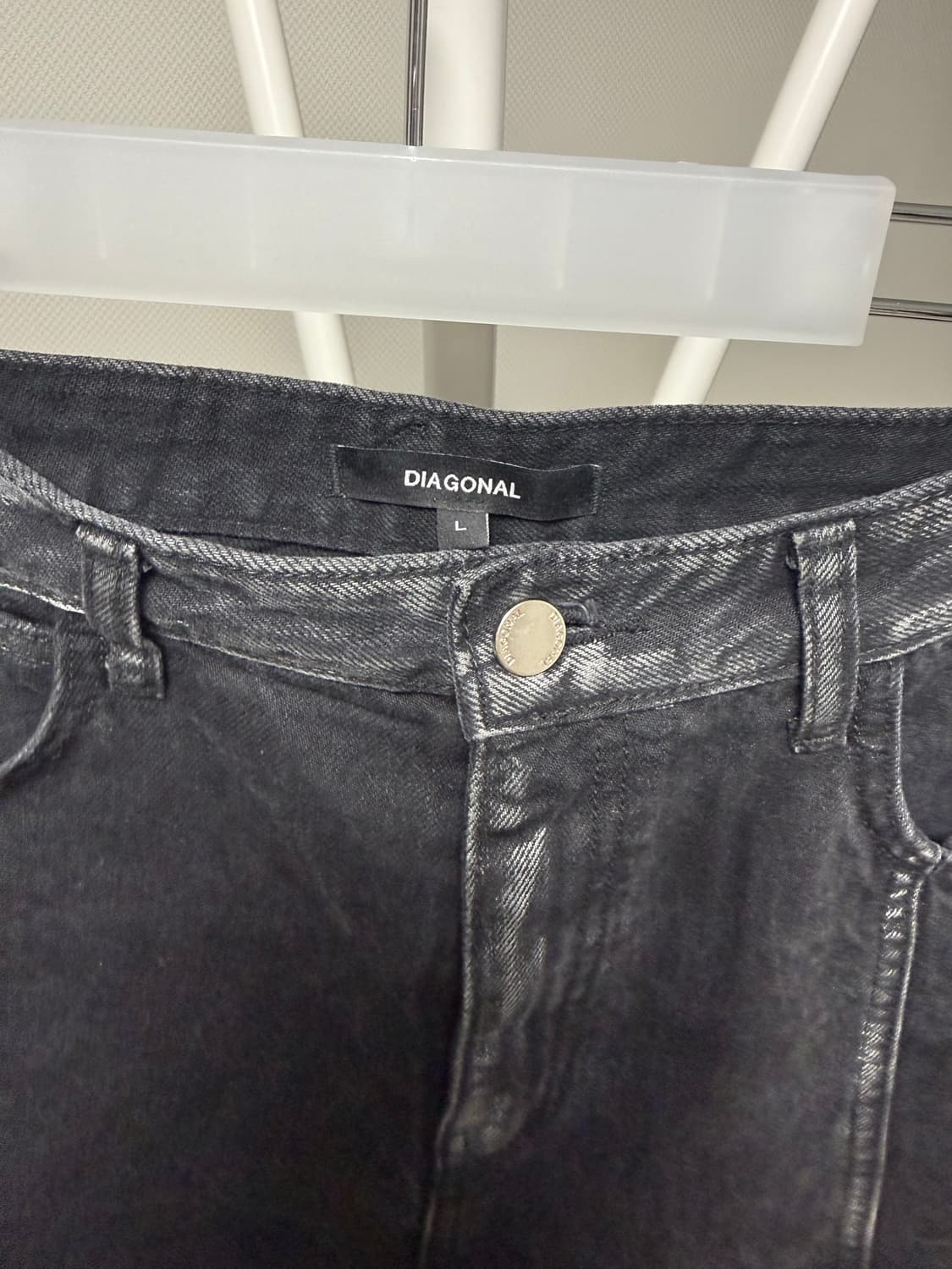 다이애그널 SILVER FOIL DENIM L사이즈 상품이미지4