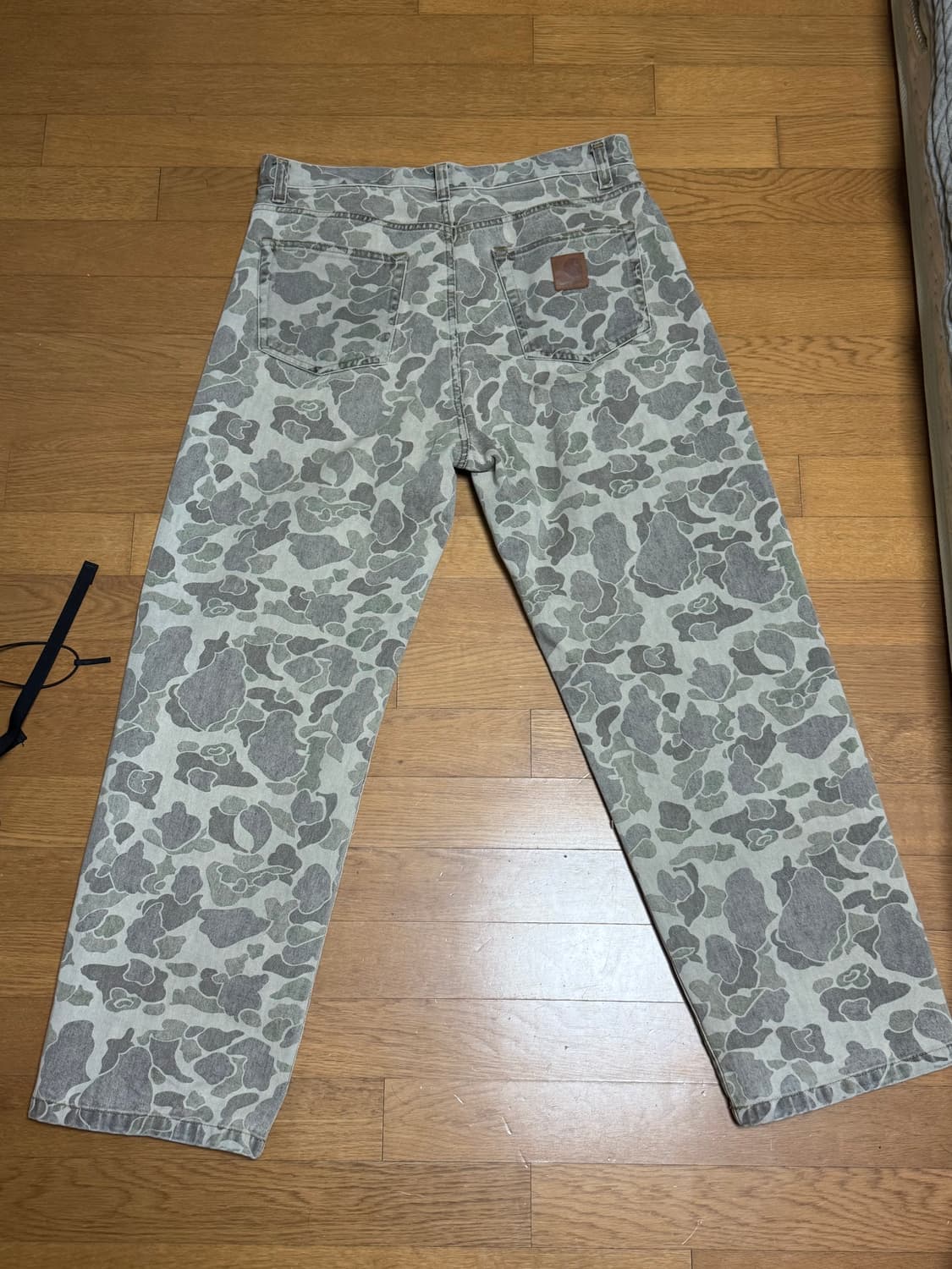 칼하트 wip 랜든 덕 카모 팬츠 5회착 미만 상품이미지2