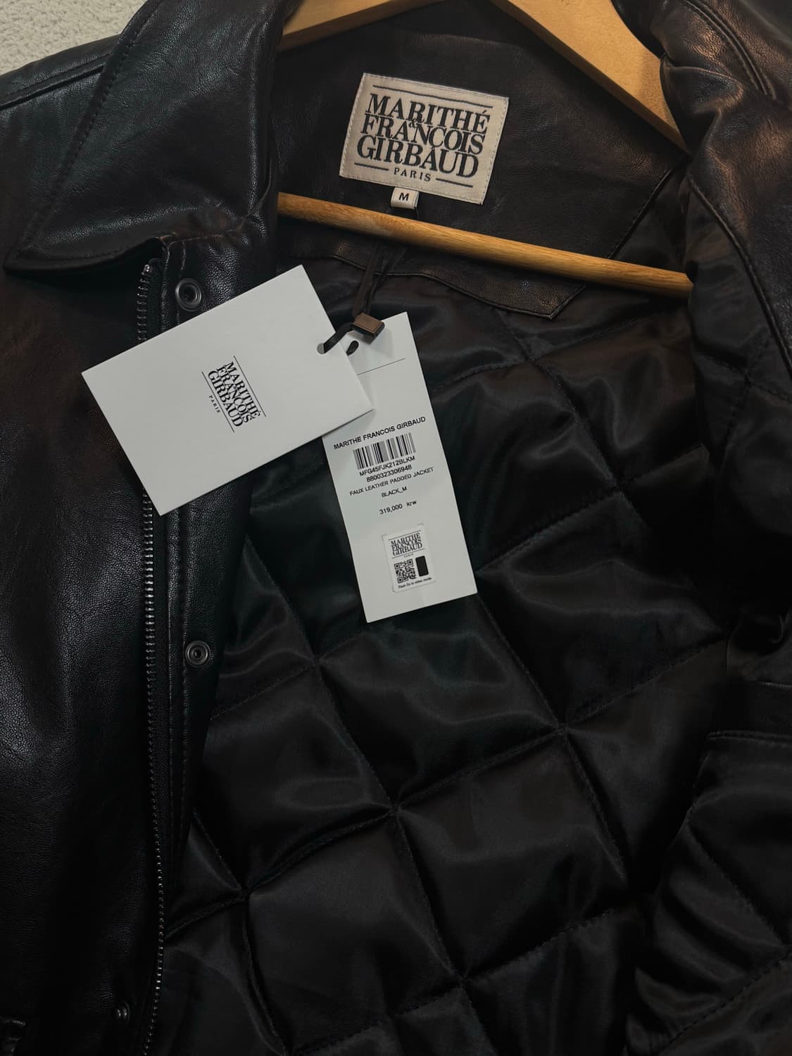 마리떼프랑소와저버 레더자켓 상품이미지6