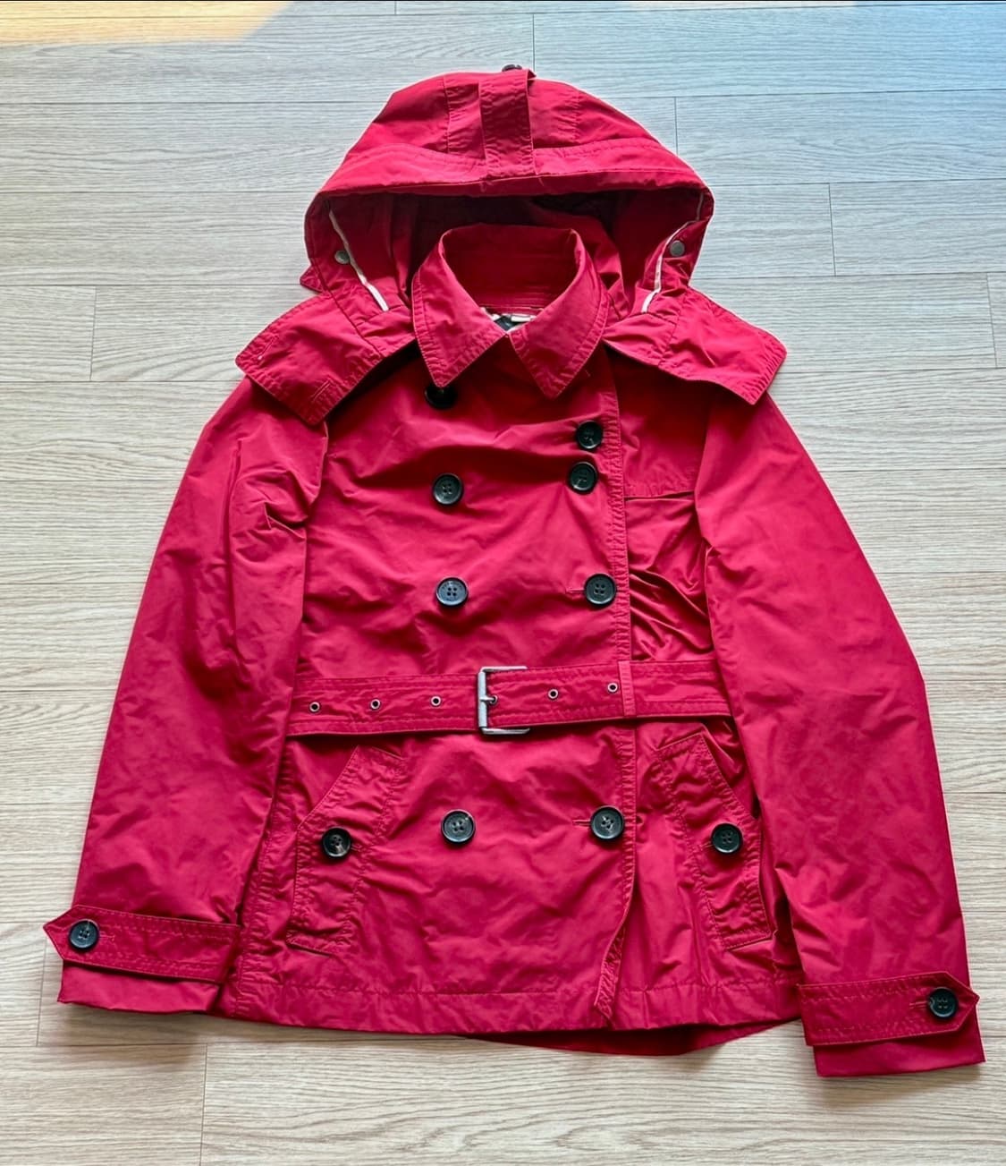 버버리 트렌치 코트  레드 66C(여성 M~L 사이즈) 상품이미지1