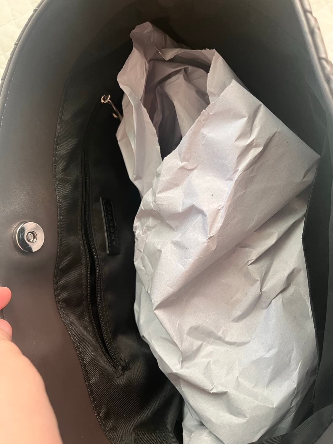 아노에틱 위빙백 숄더백 다크브라운 상품이미지6