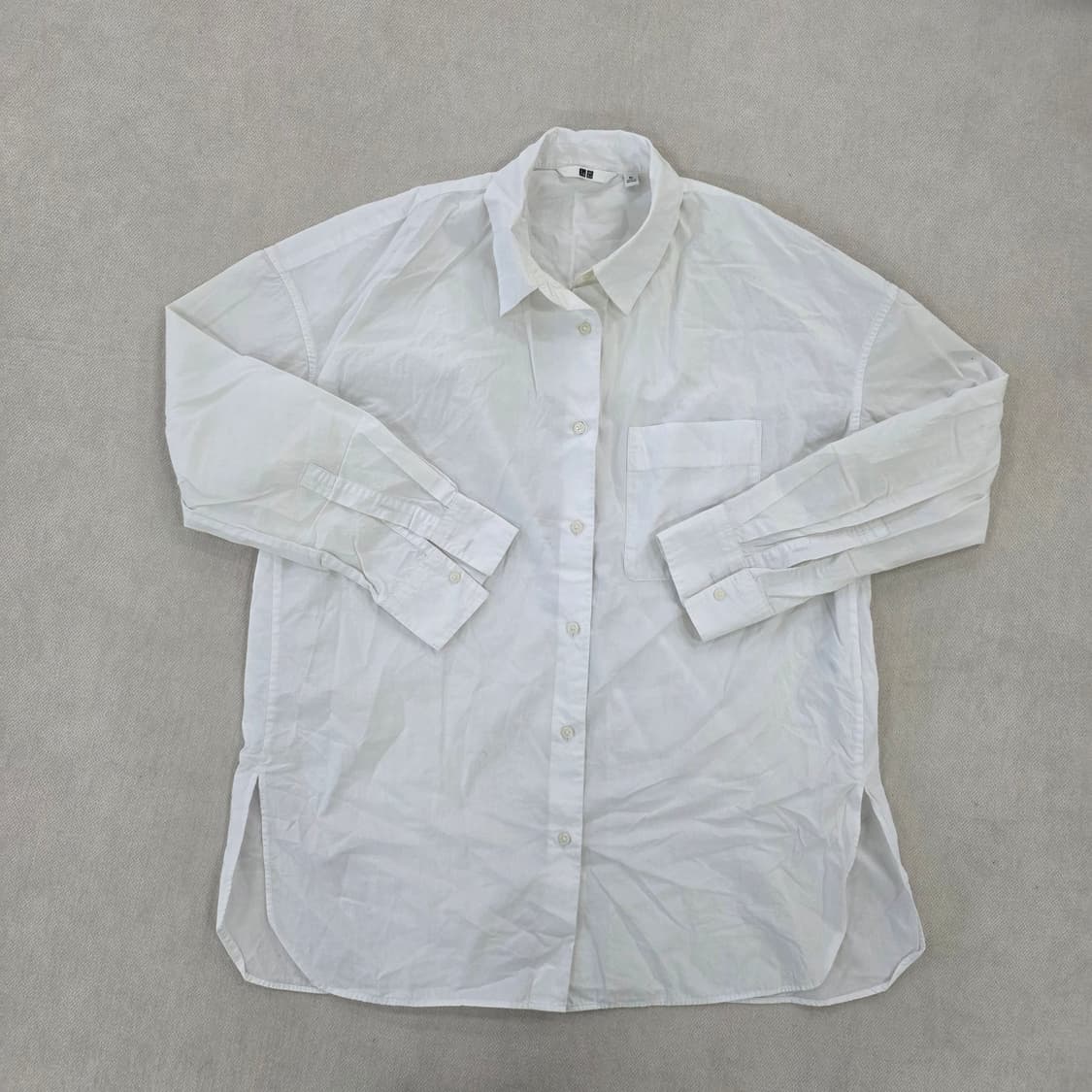 [XL] 유니클로 오버핏 긴팔 셔츠 남방 0213J 상품이미지1