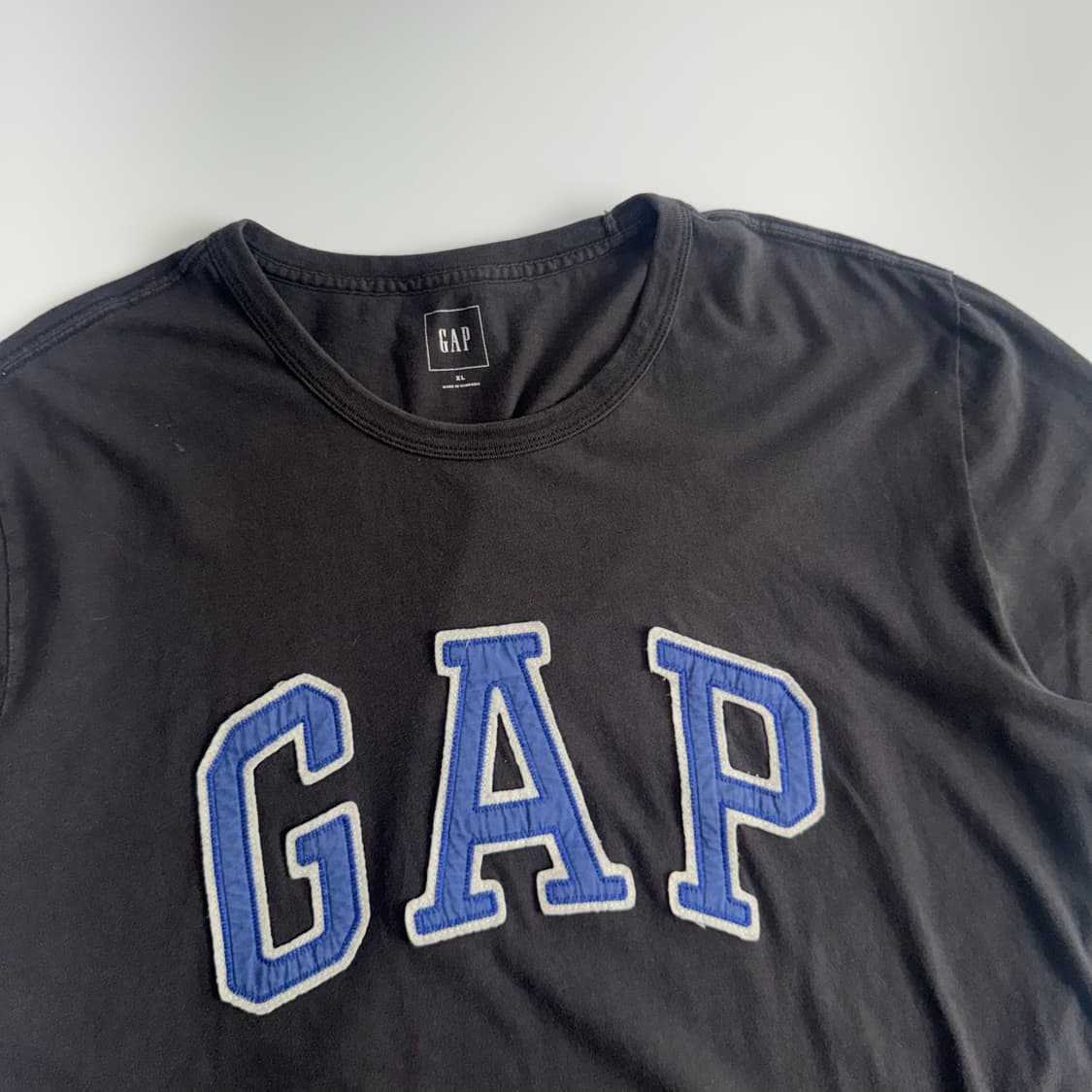 Gap 갭 블루 로고 블랙 반팔  상품이미지4