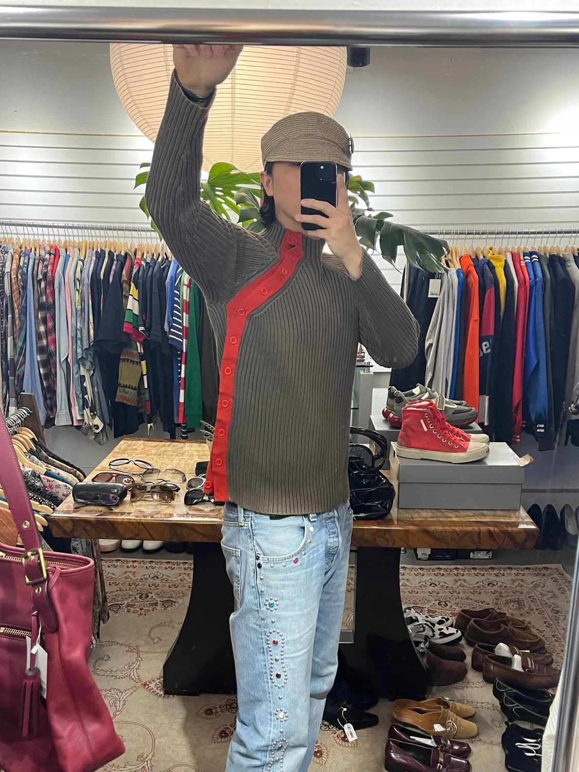 아르마니 익스체인지 사선 니트 상품이미지6