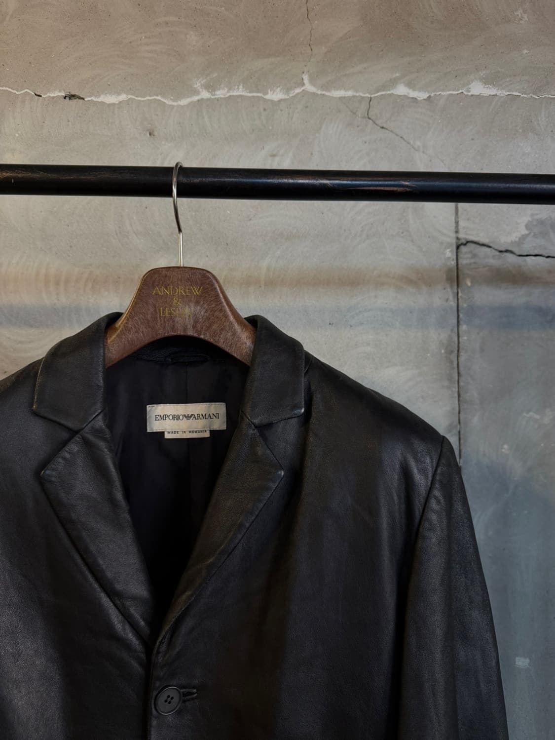 엠포리오 아르마니 레더 자켓 100 상품이미지7