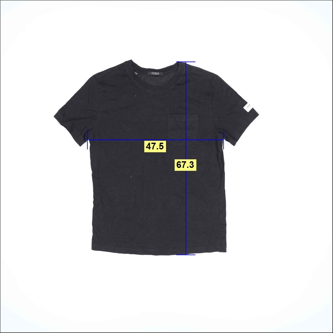 M 게스 포켓 반팔티 0421H1 상품이미지5