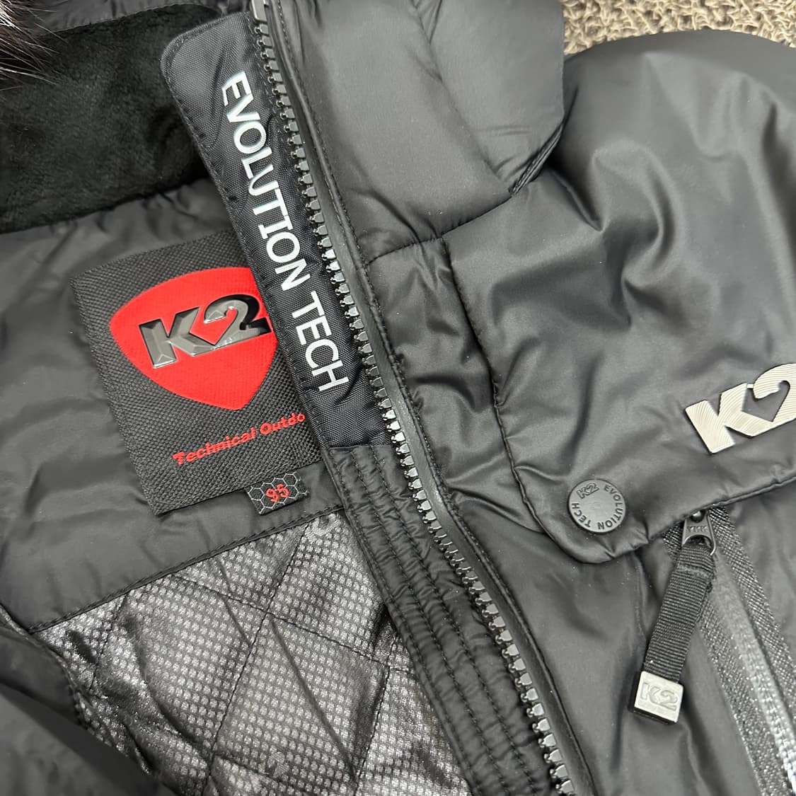 K2 케이투 구스다운 여성 패딩 블랙 95(M) 상품이미지7