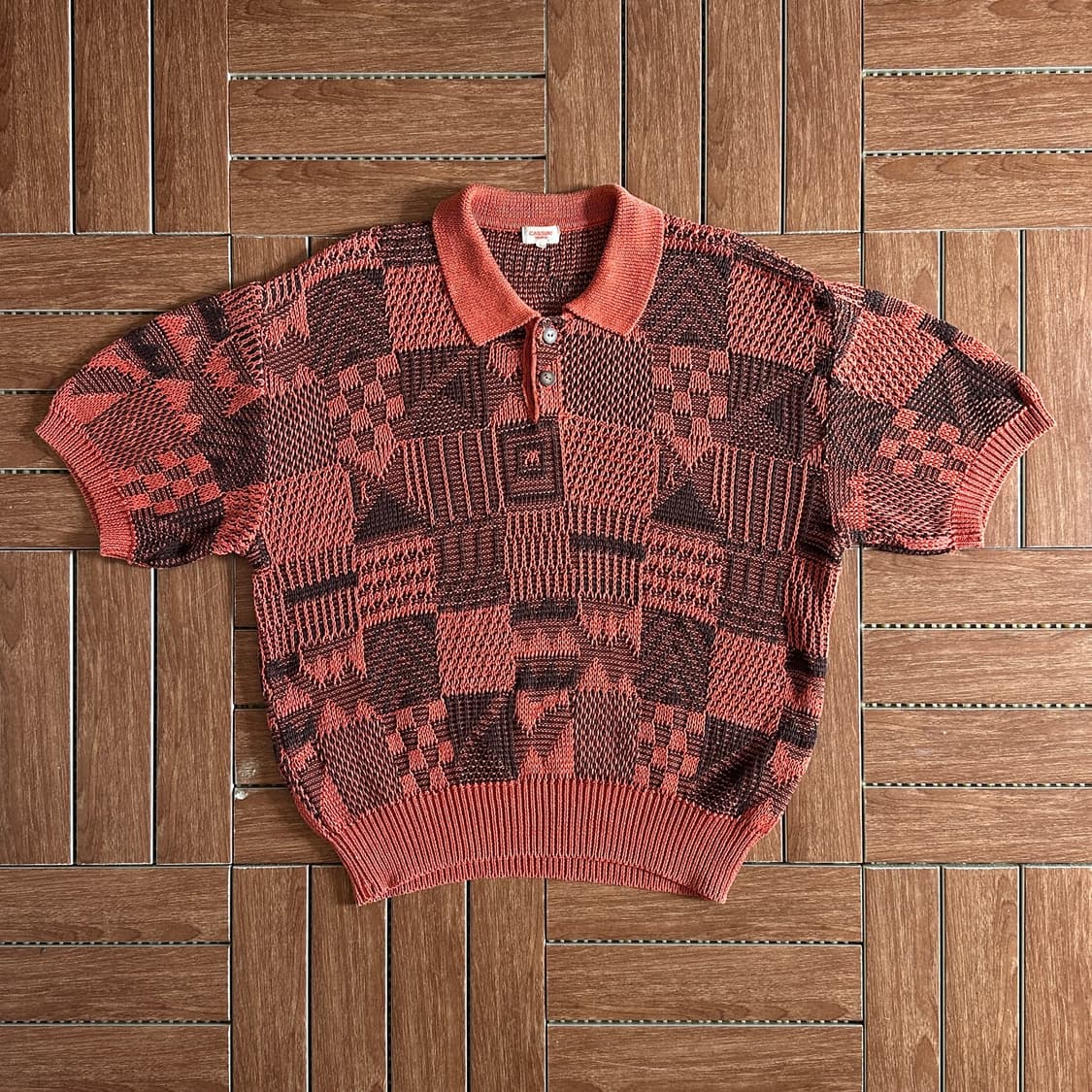 Cassini Uomo linen collar 1/2 knit 상품이미지2
