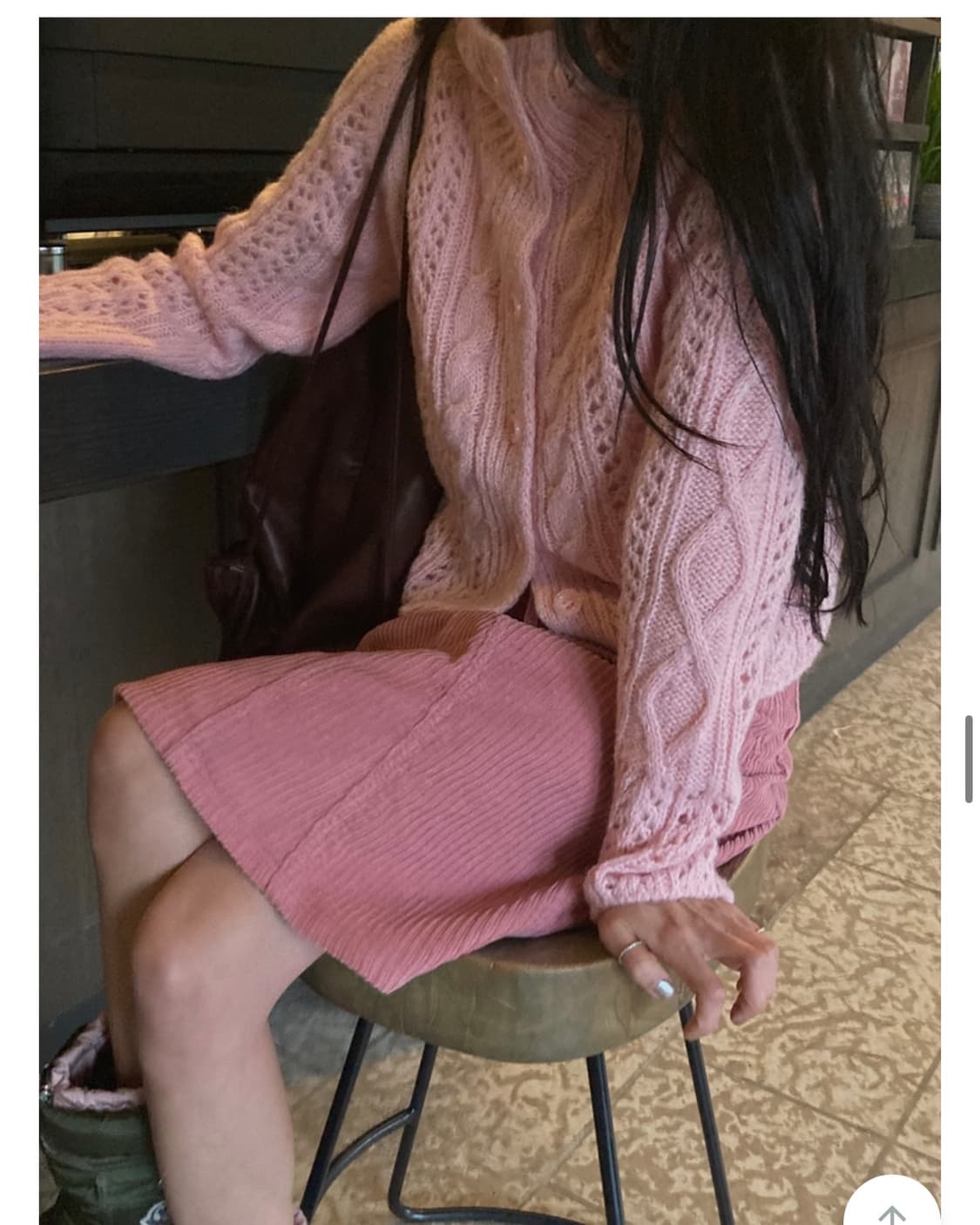 메이비베이비 디어리스트 넵튠 가디건 핑크 상품이미지2