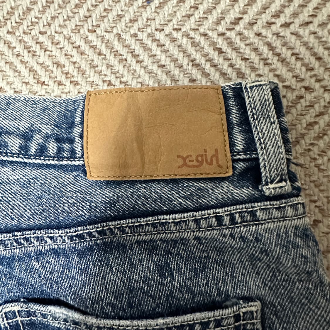 X-GIRL women boot cut denim pants 상품이미지4