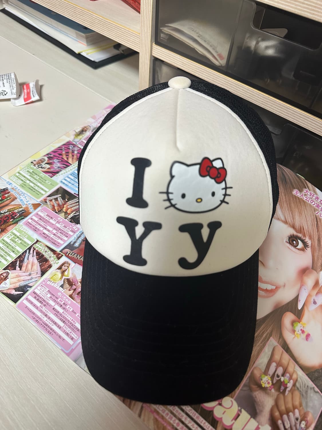 open yy 오픈 와이와이 헬로키티 볼캡 상품이미지1