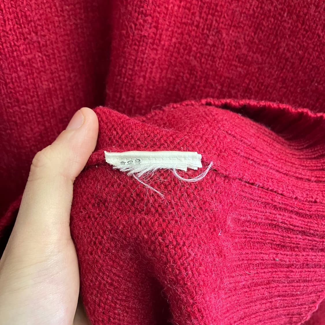 N12 폴로 니트 레드 상품이미지4