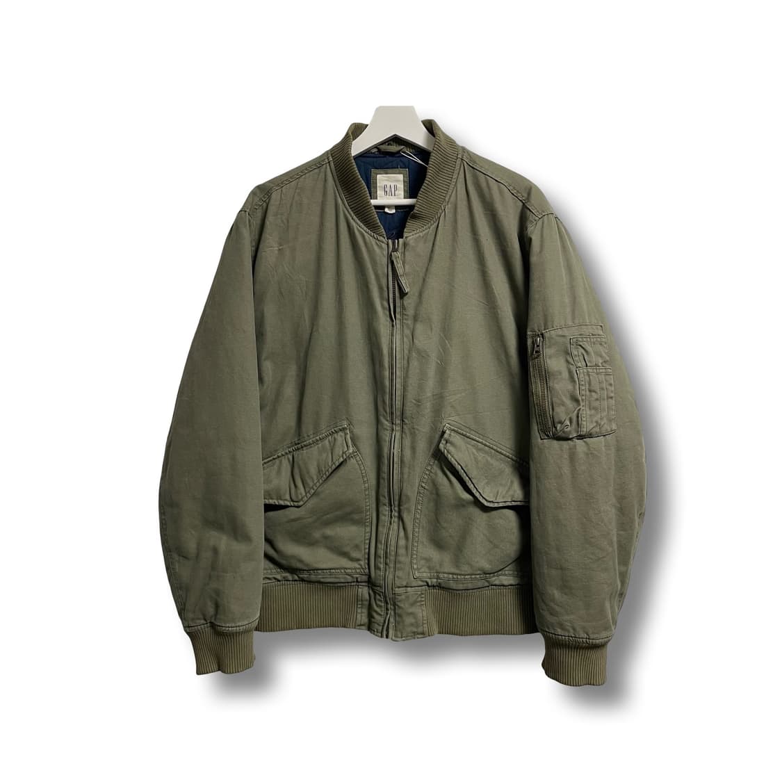 [XL] GAP 갭 빈티지 카키 봄버 자켓 ma1 상품이미지1