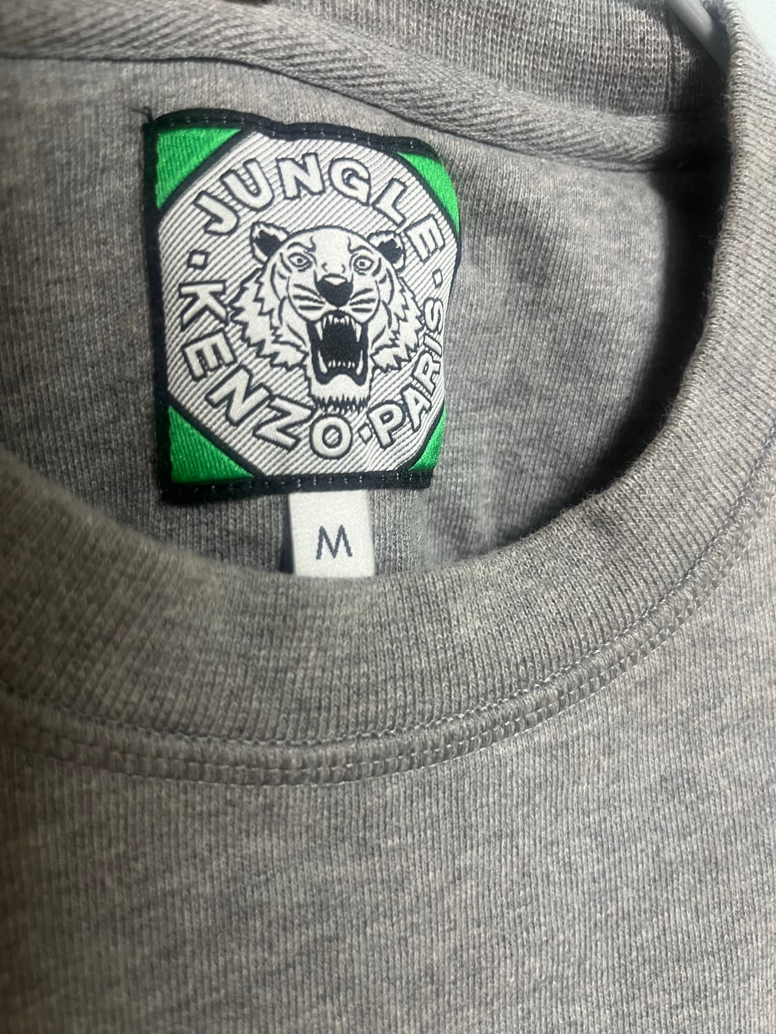 KENZO 겐조 타이거 자수 맨투맨 그레이 상품이미지3