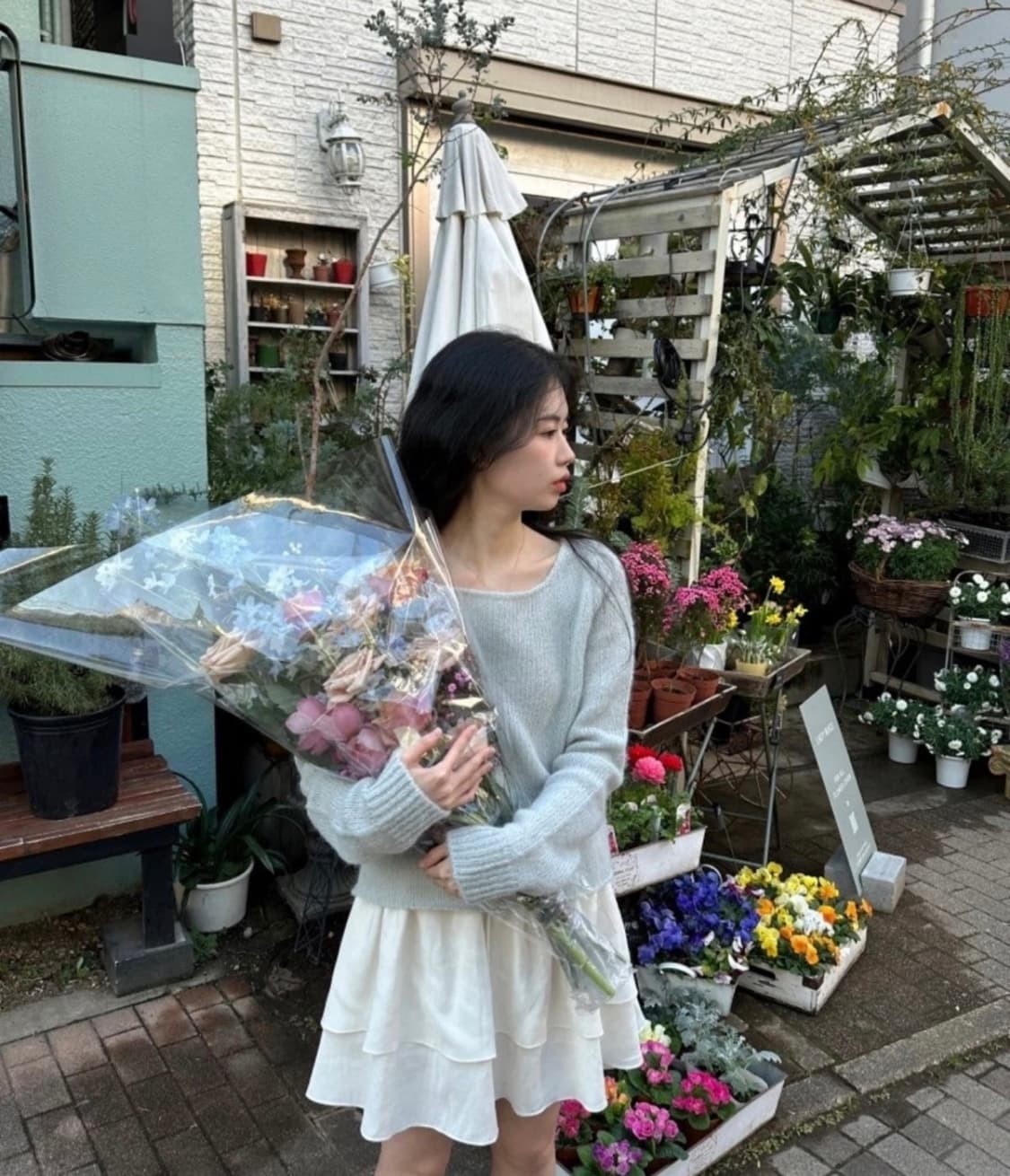 아카이브제이투유 블러쉬니트 (민트) 상품이미지2