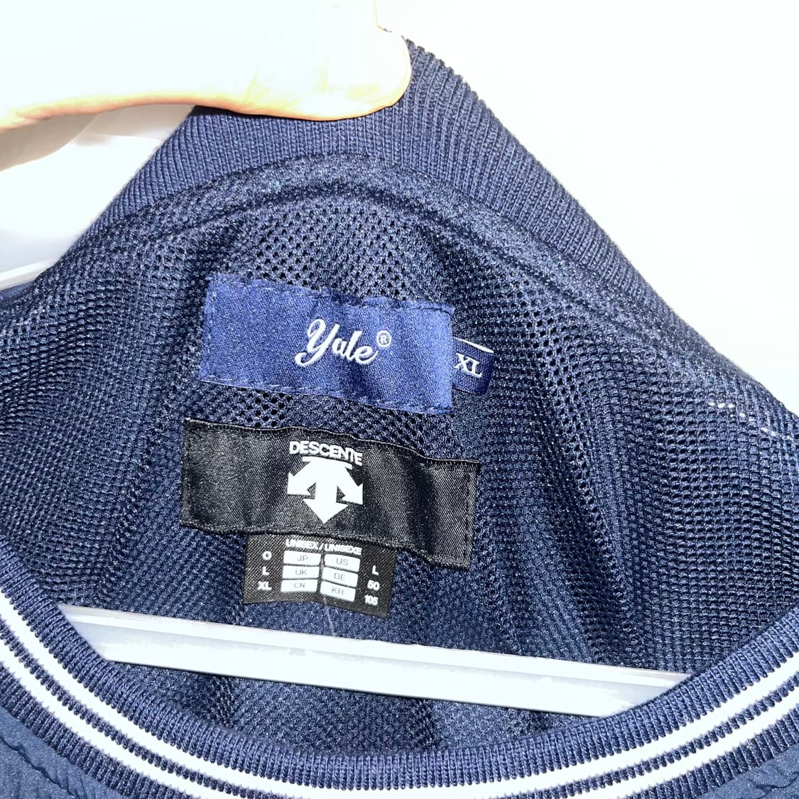 Yale × Descente Navy Warm-Up 상품이미지6