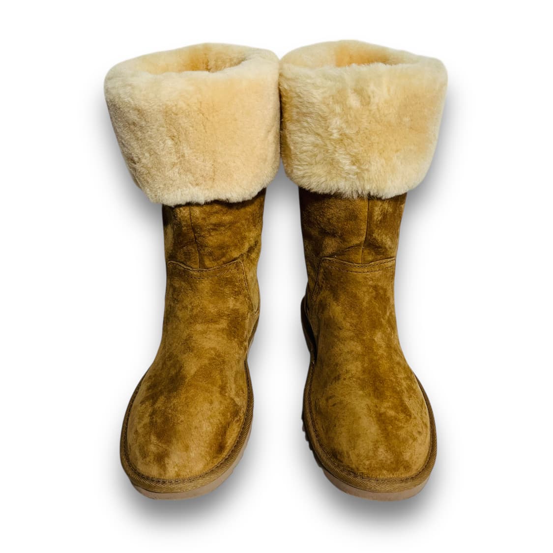 UGG Suede Chestnut Sheepskin Boots 상품이미지3